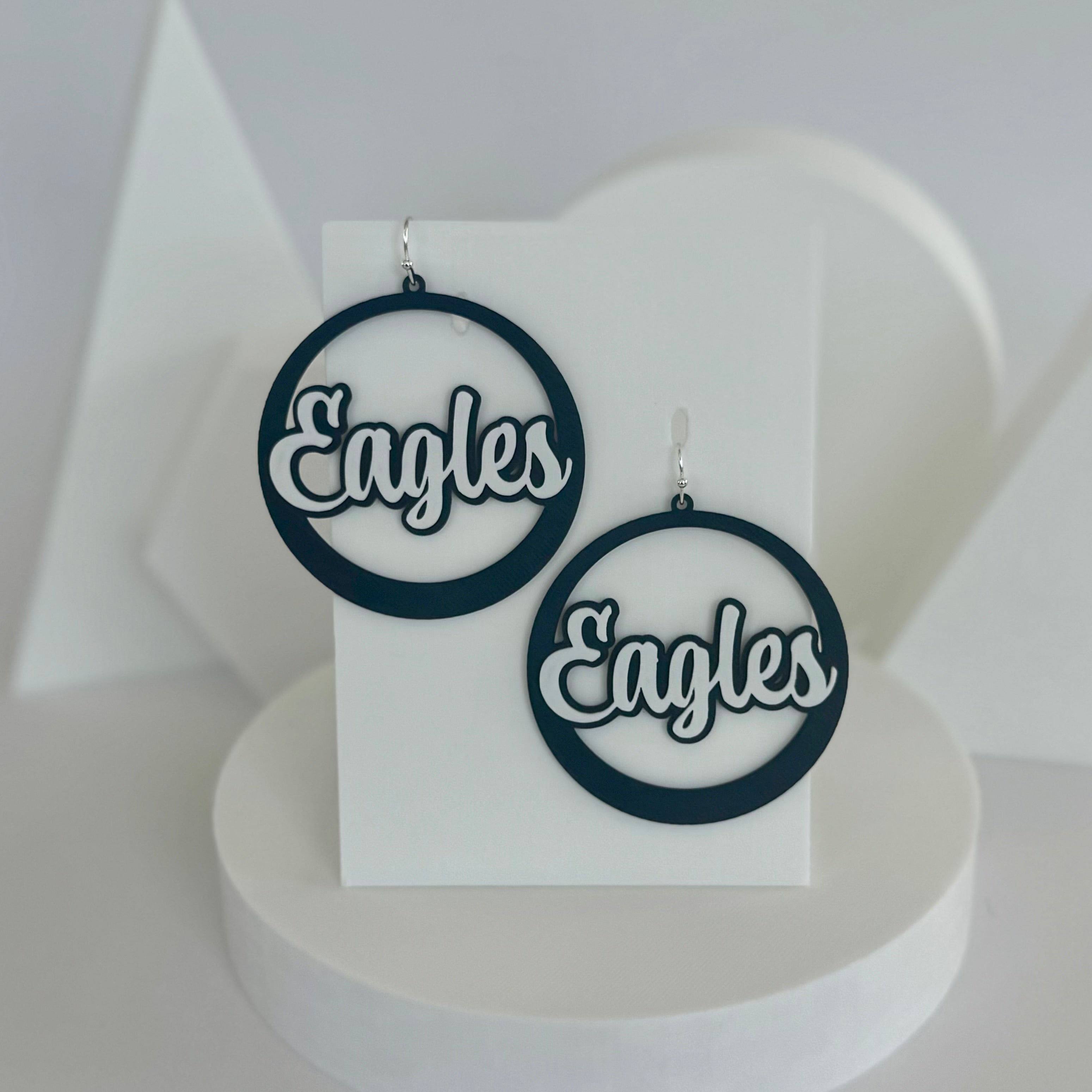 East Jackson Eagles | "Eagles" Hoop Earrings