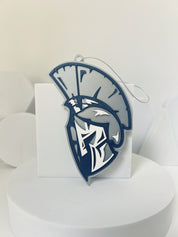 West Hall Spartan Head Christmas Ornament