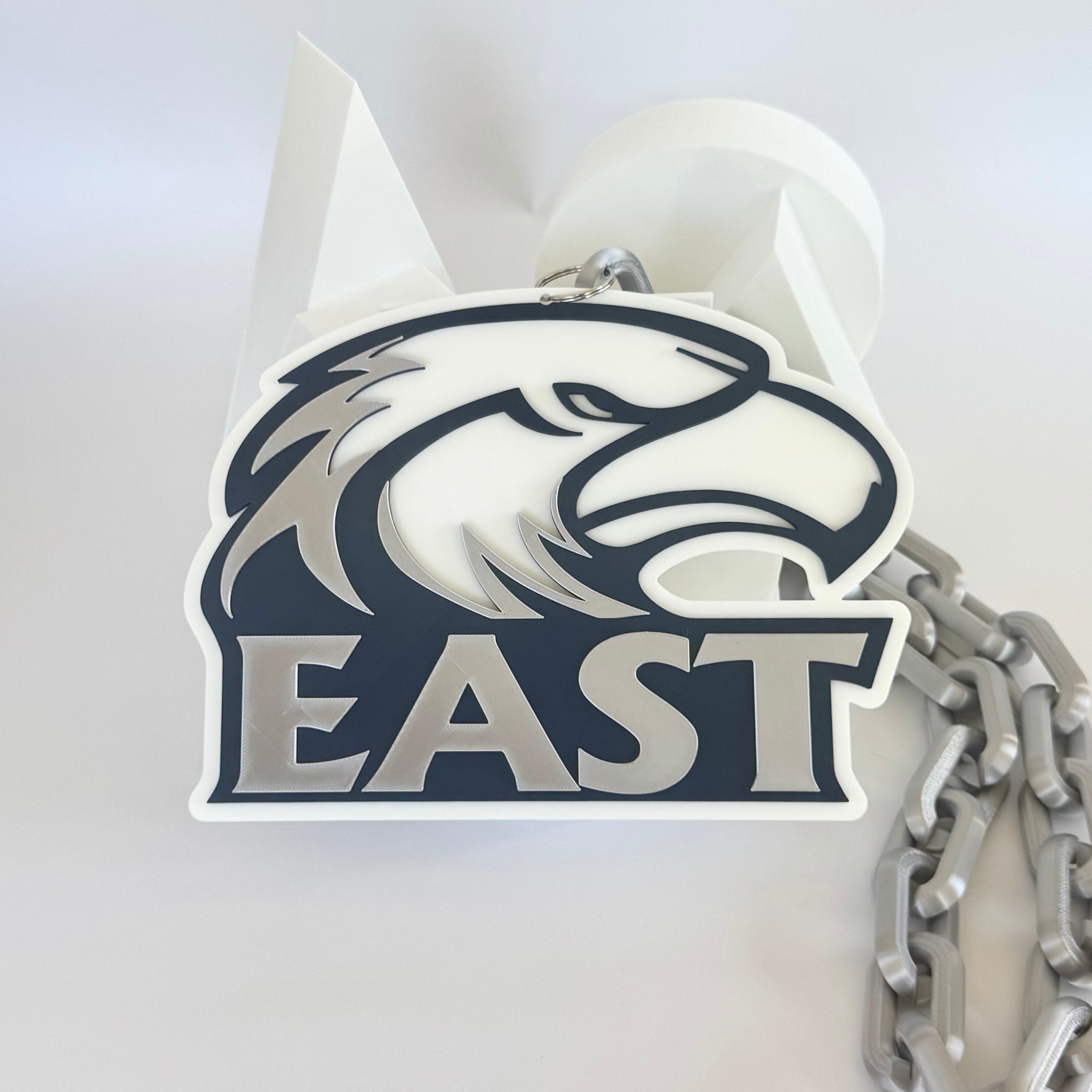East Jackson Eagles | Jumbo Chain with Silver Links