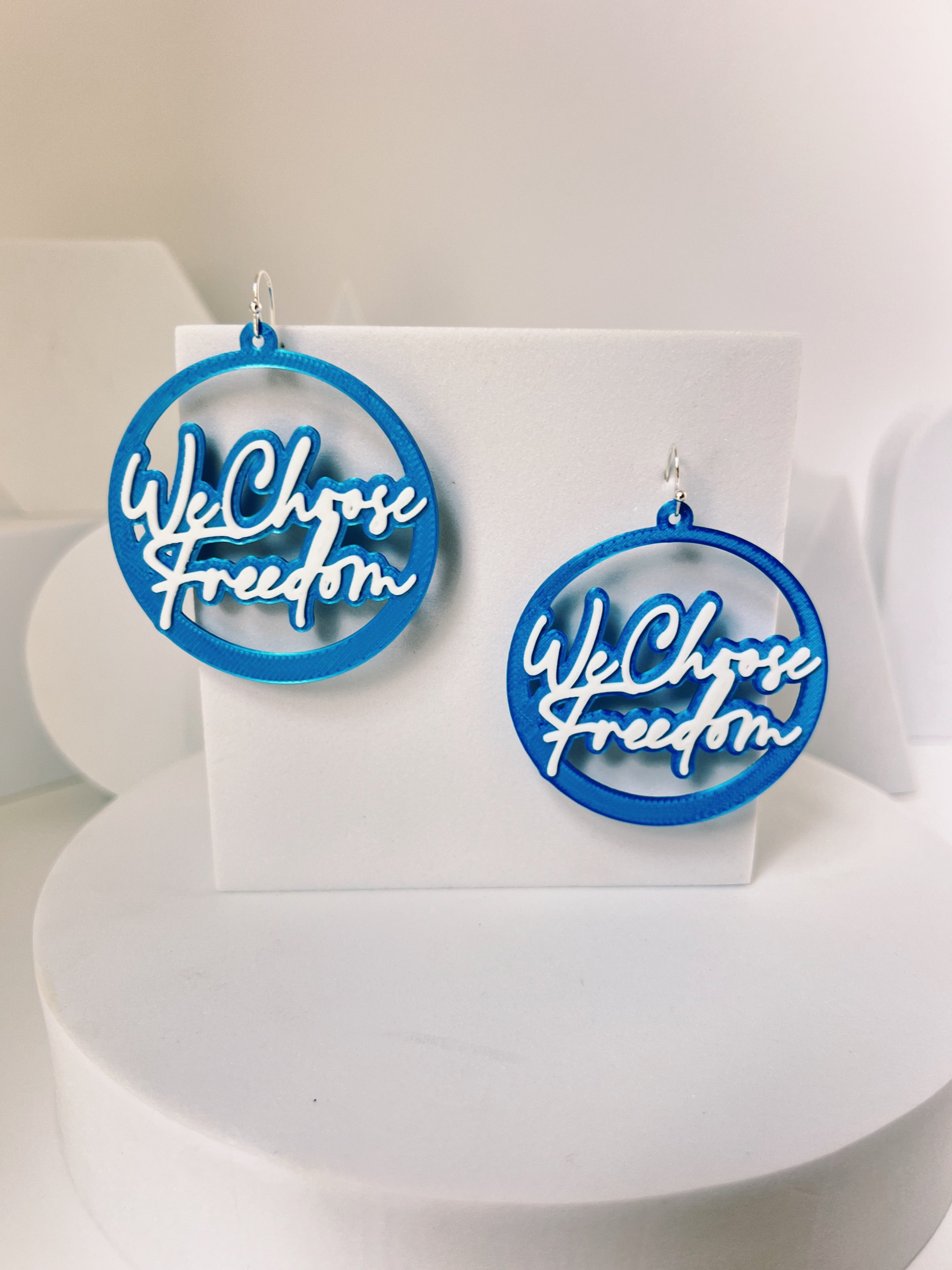 We Choose Freedom Earrings