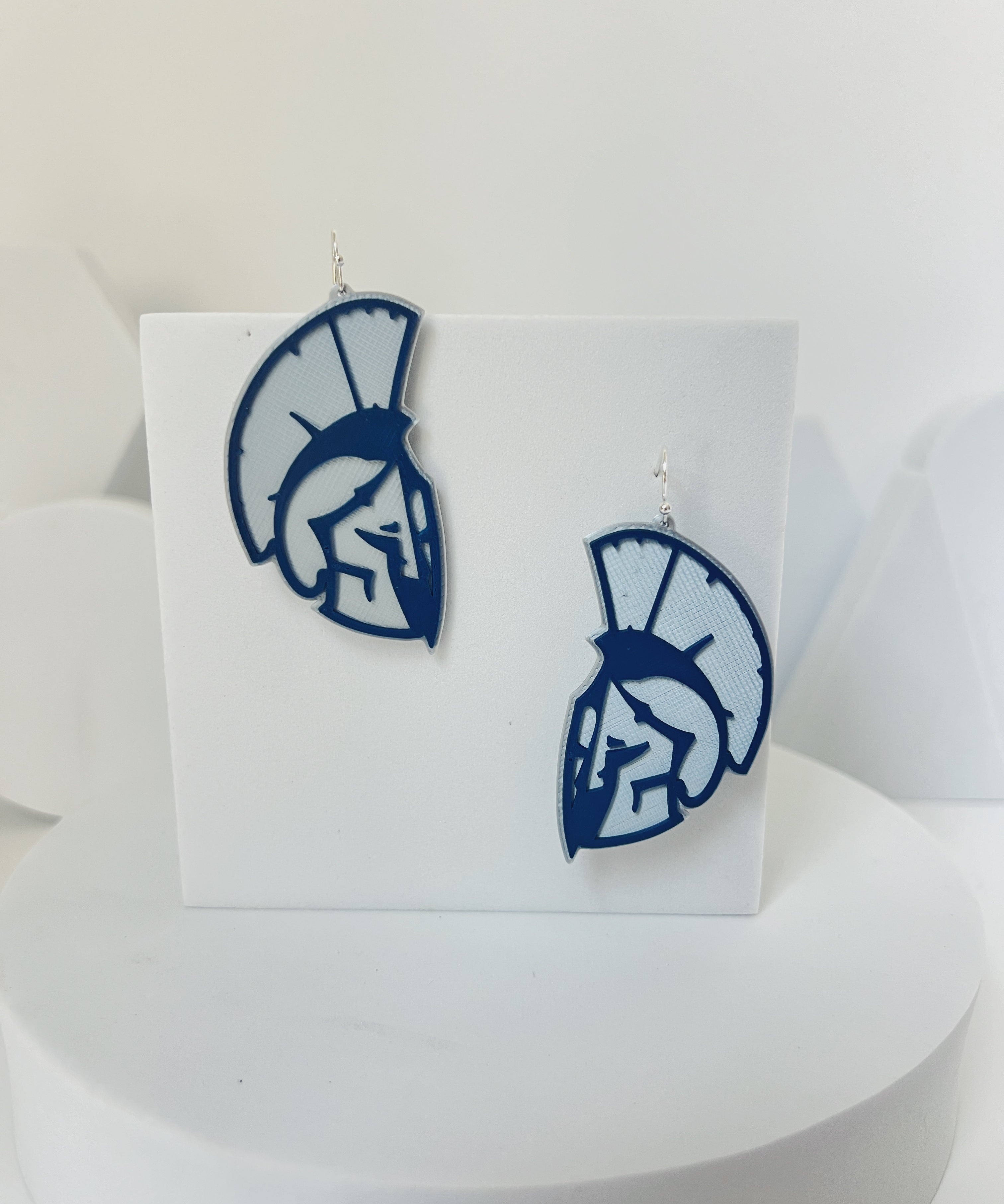 Spartan Head Earrings