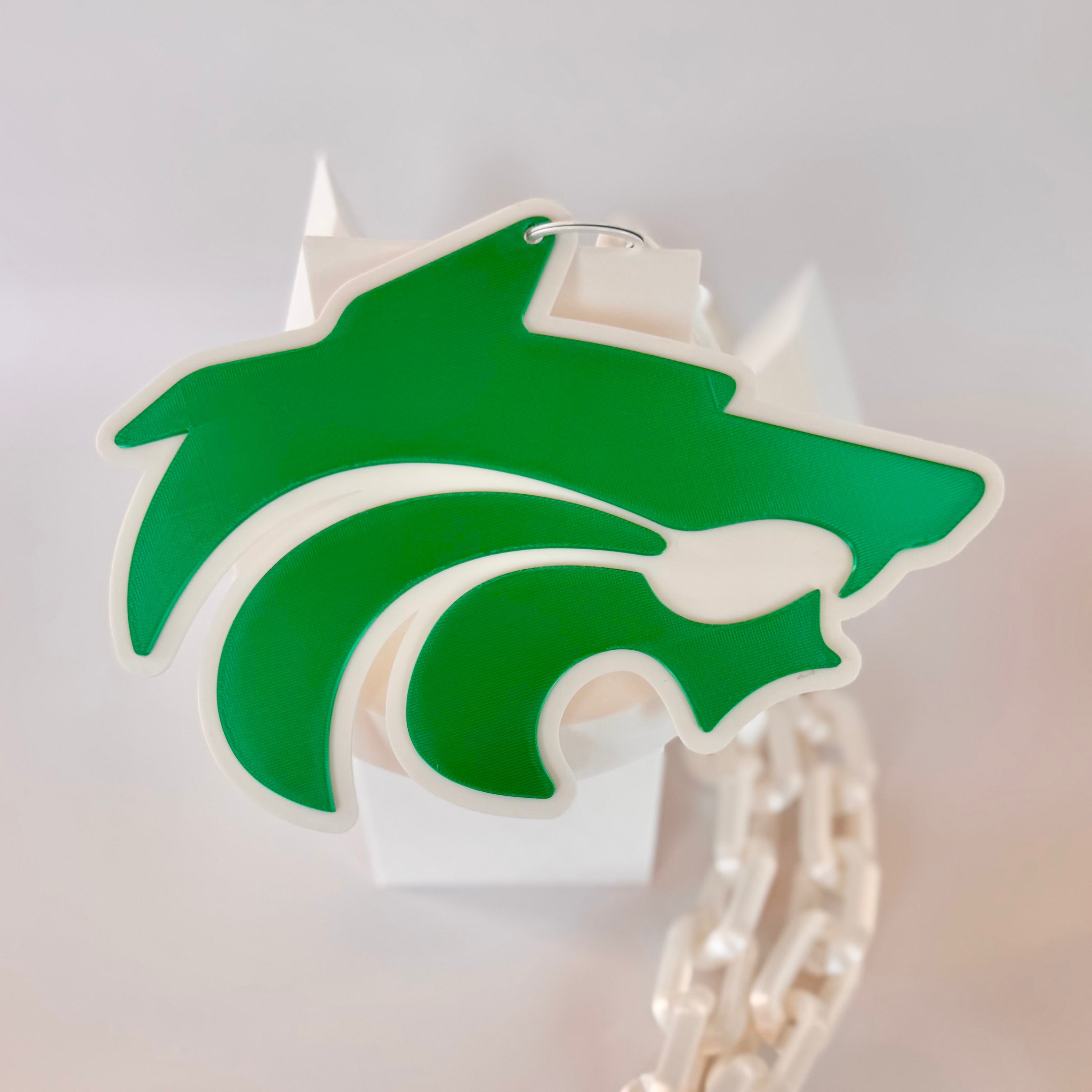 Buford Side Wolf Head Jumbo Chain