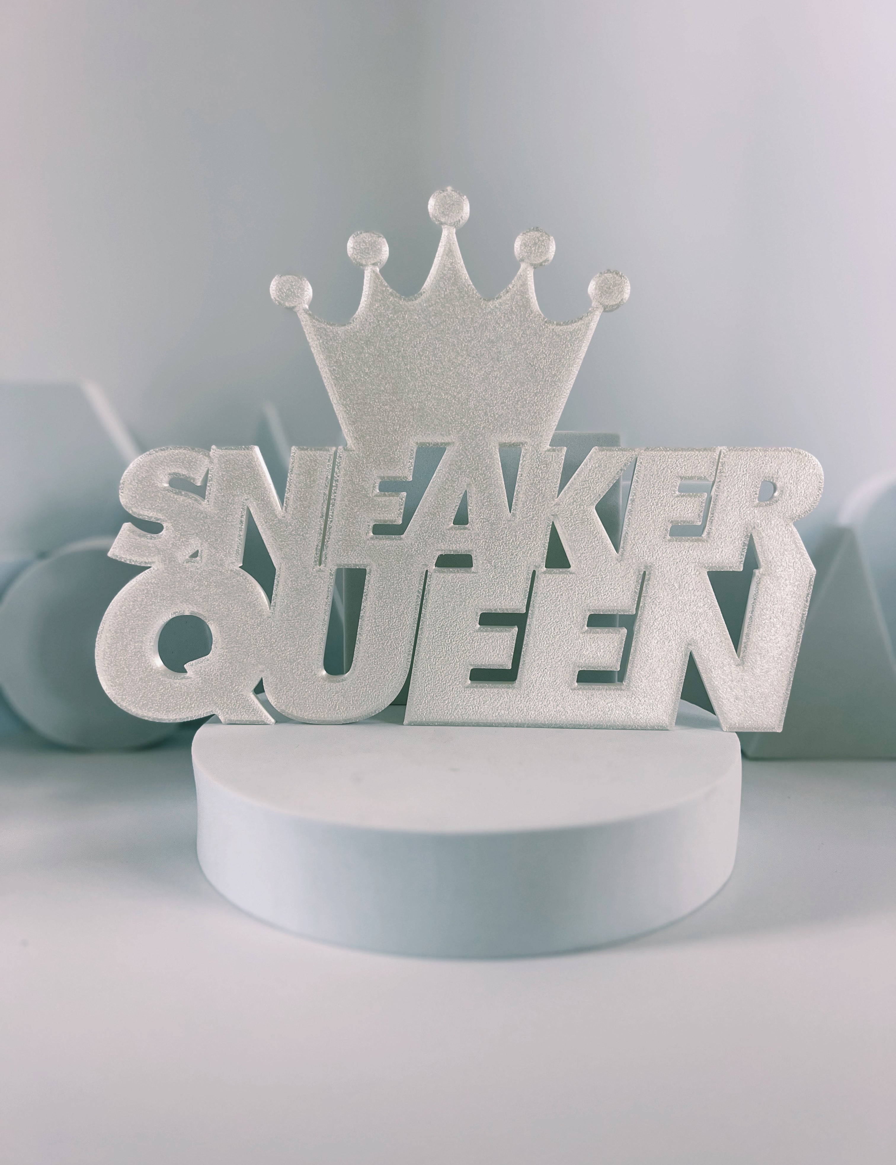 Sneaker Queen Shelf Sign