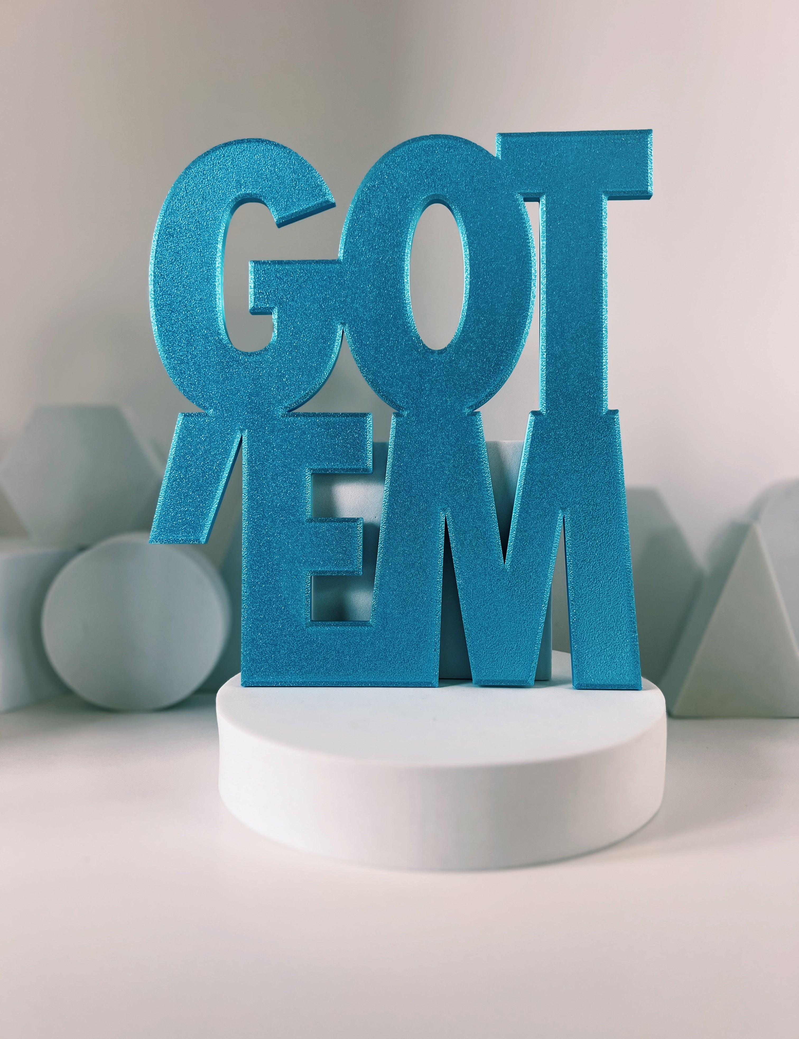 Got'Em Shelf Sign