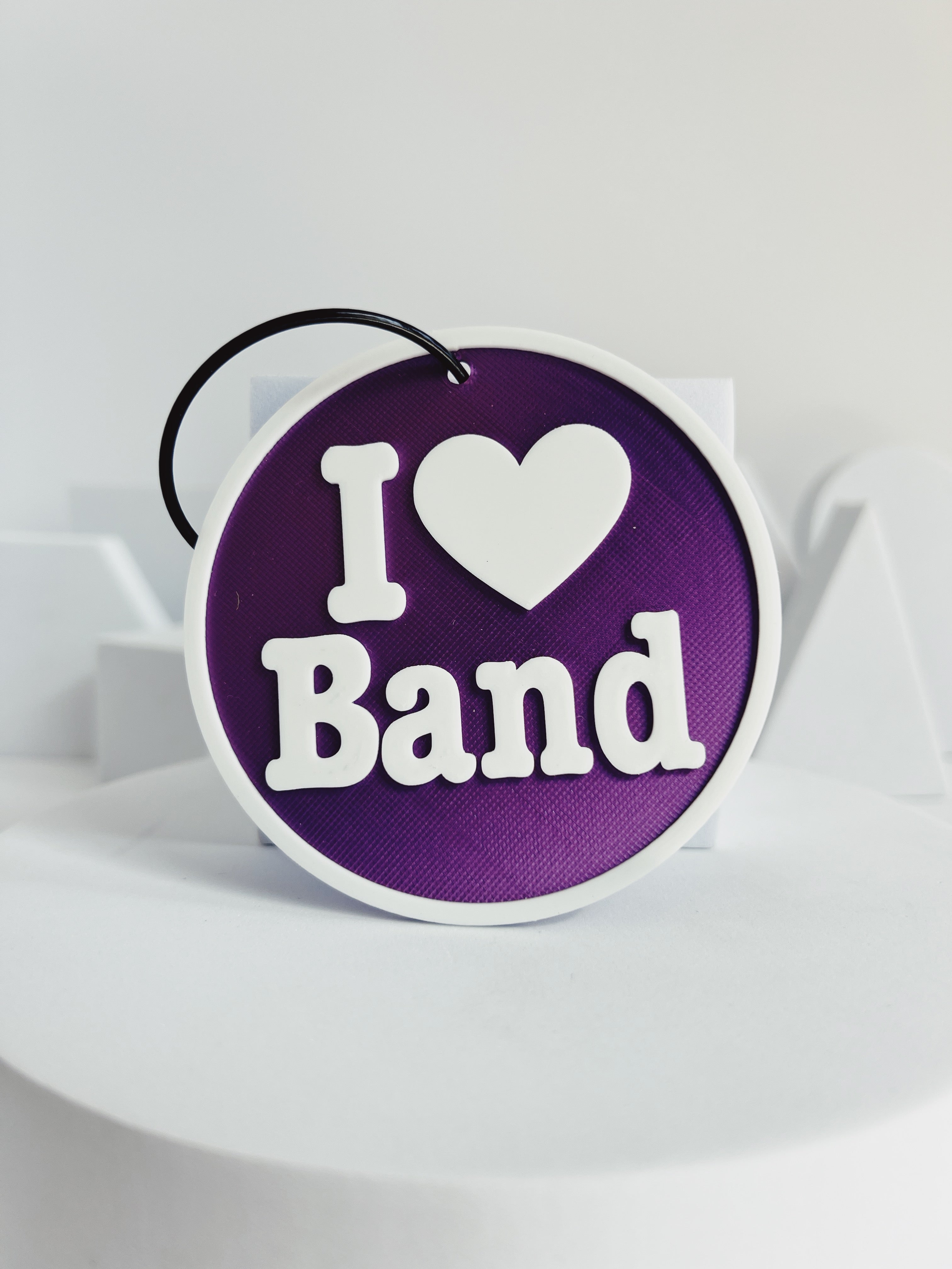 Cherokee Bluff Bag Tag I LOVE BAND