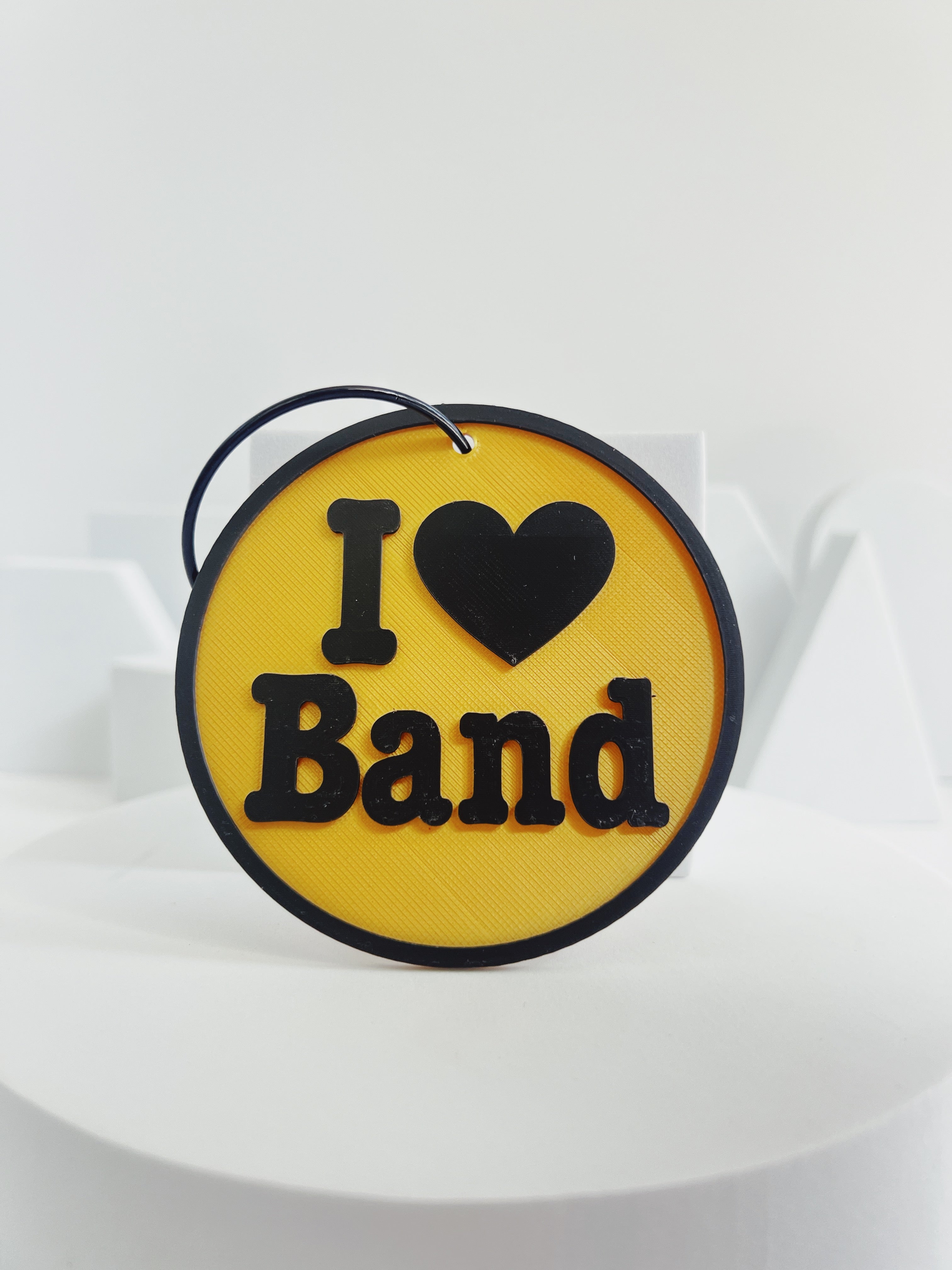 East Hall Bag Tag I LOVE BAND