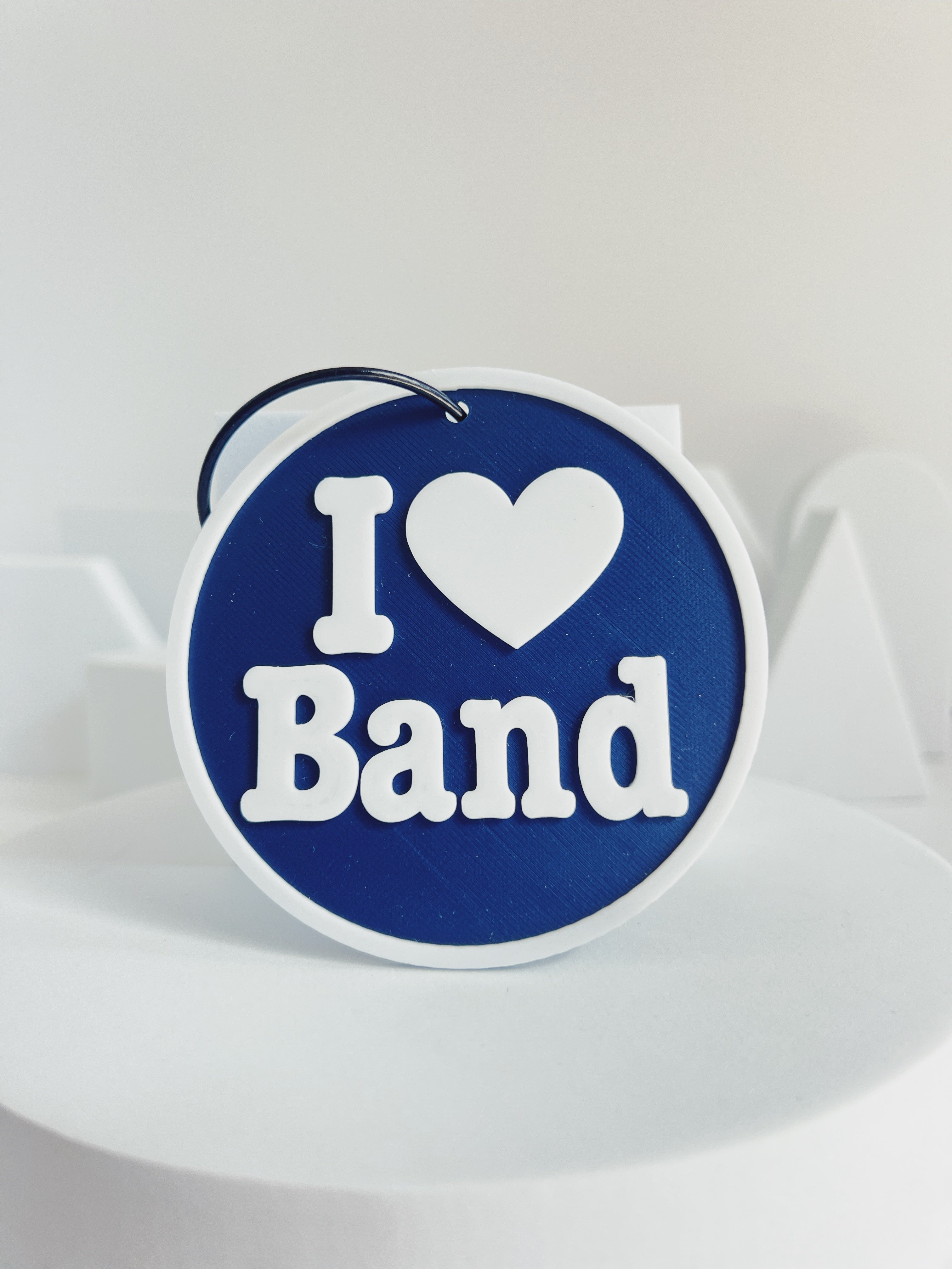 West Hall Bag Tag I LOVE BAND