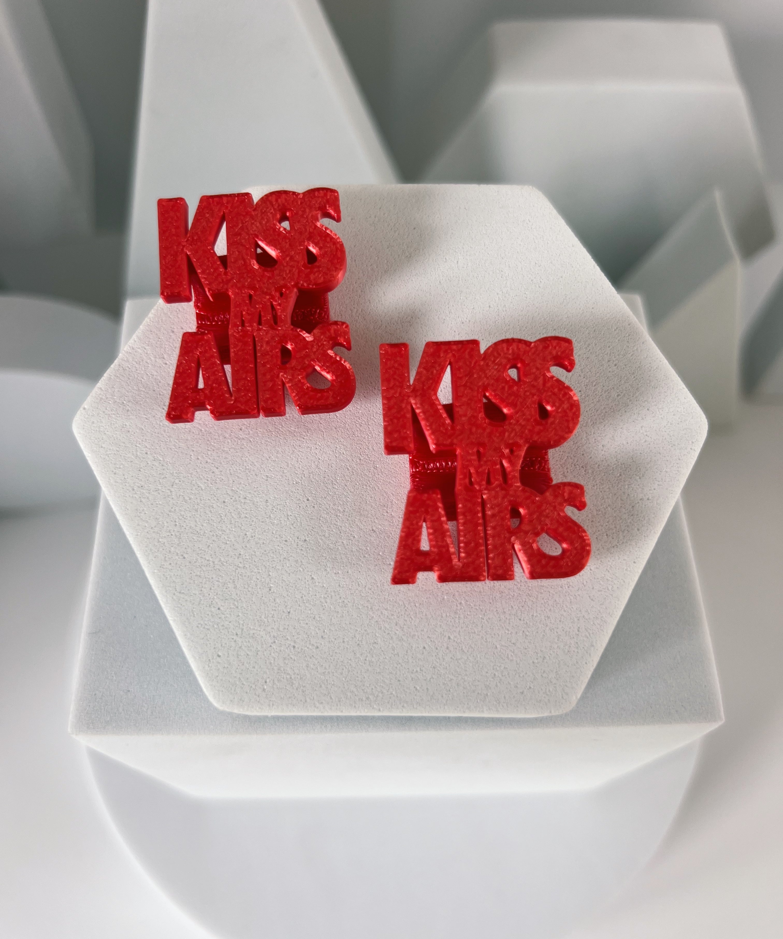 Kiss My Airs Floating Lace Hugger - Red - Gutzy Design