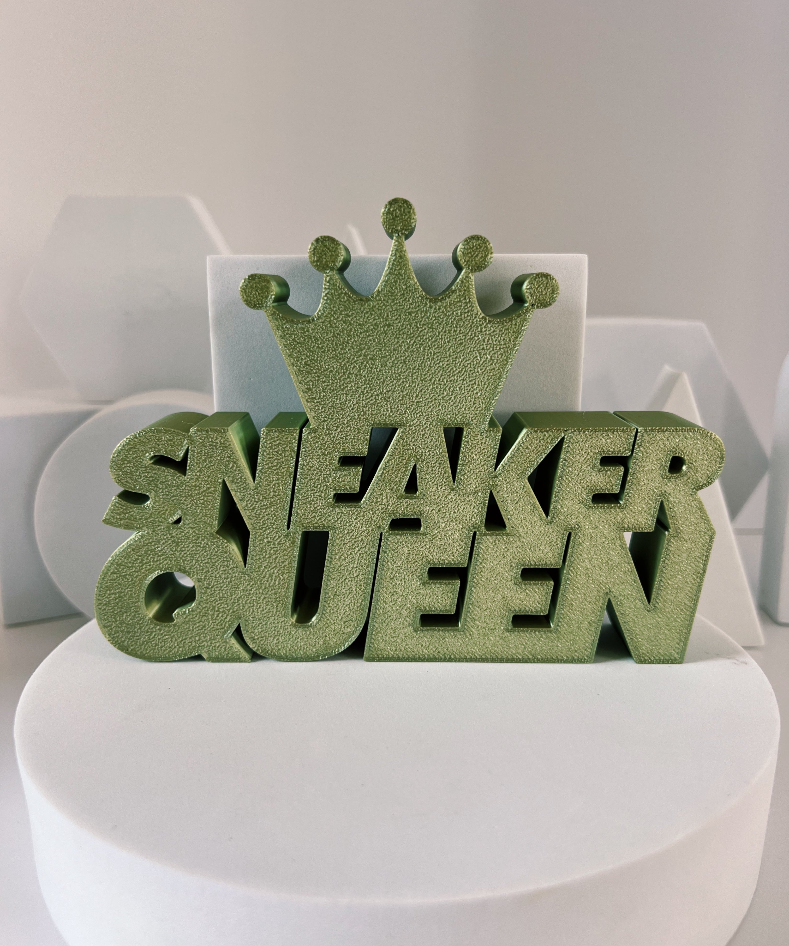 Sneaker Queen Shelf Sign