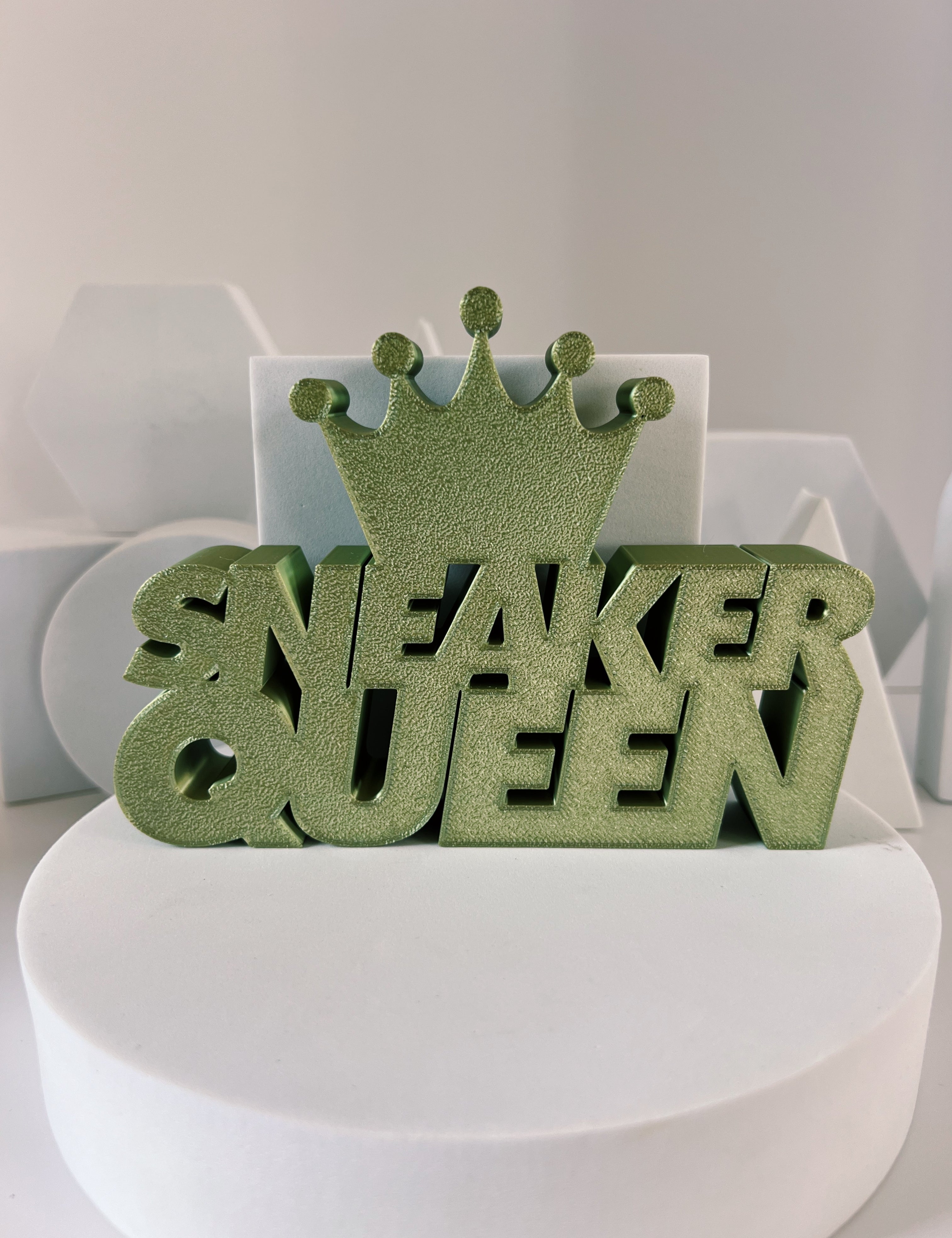 Sneaker Queen Shelf Sign