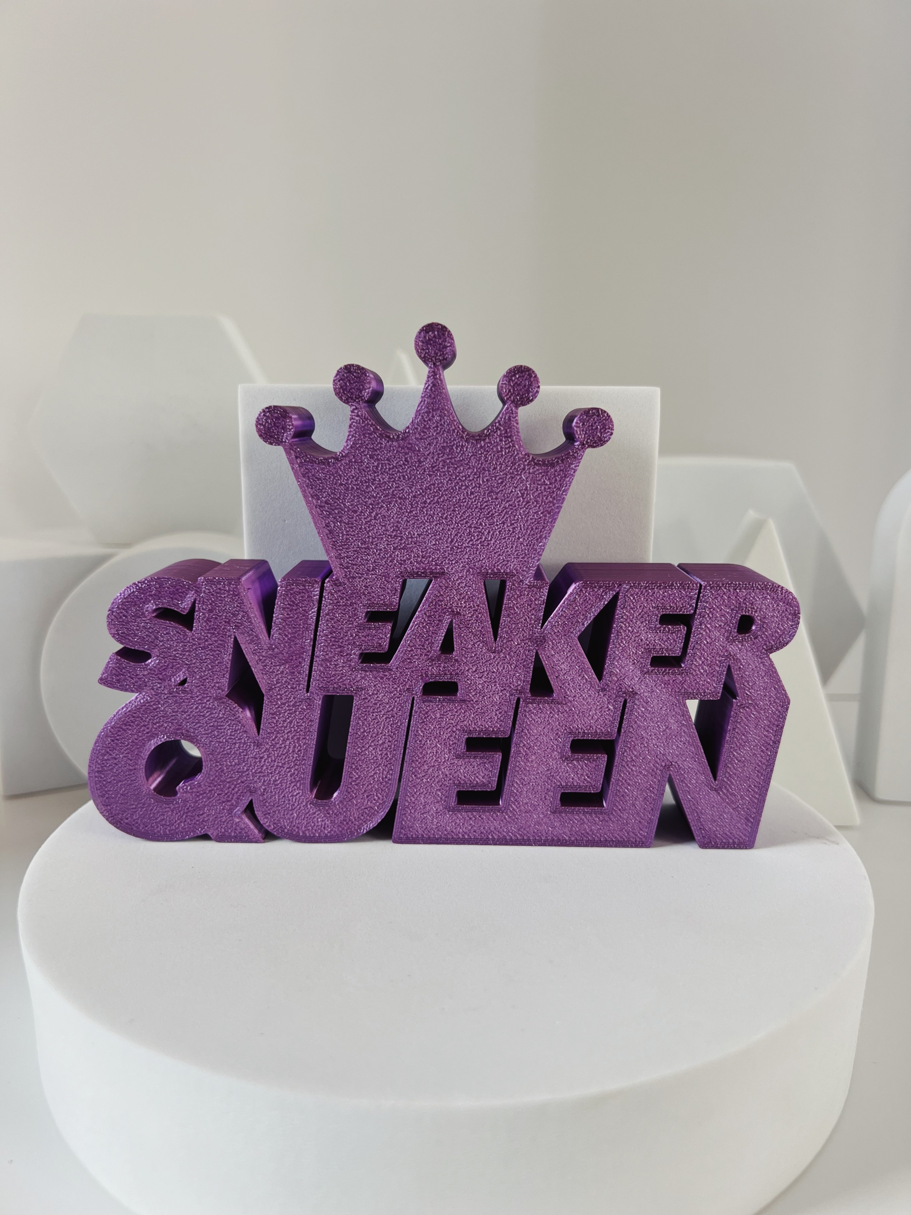 Sneaker Queen Shelf Sign