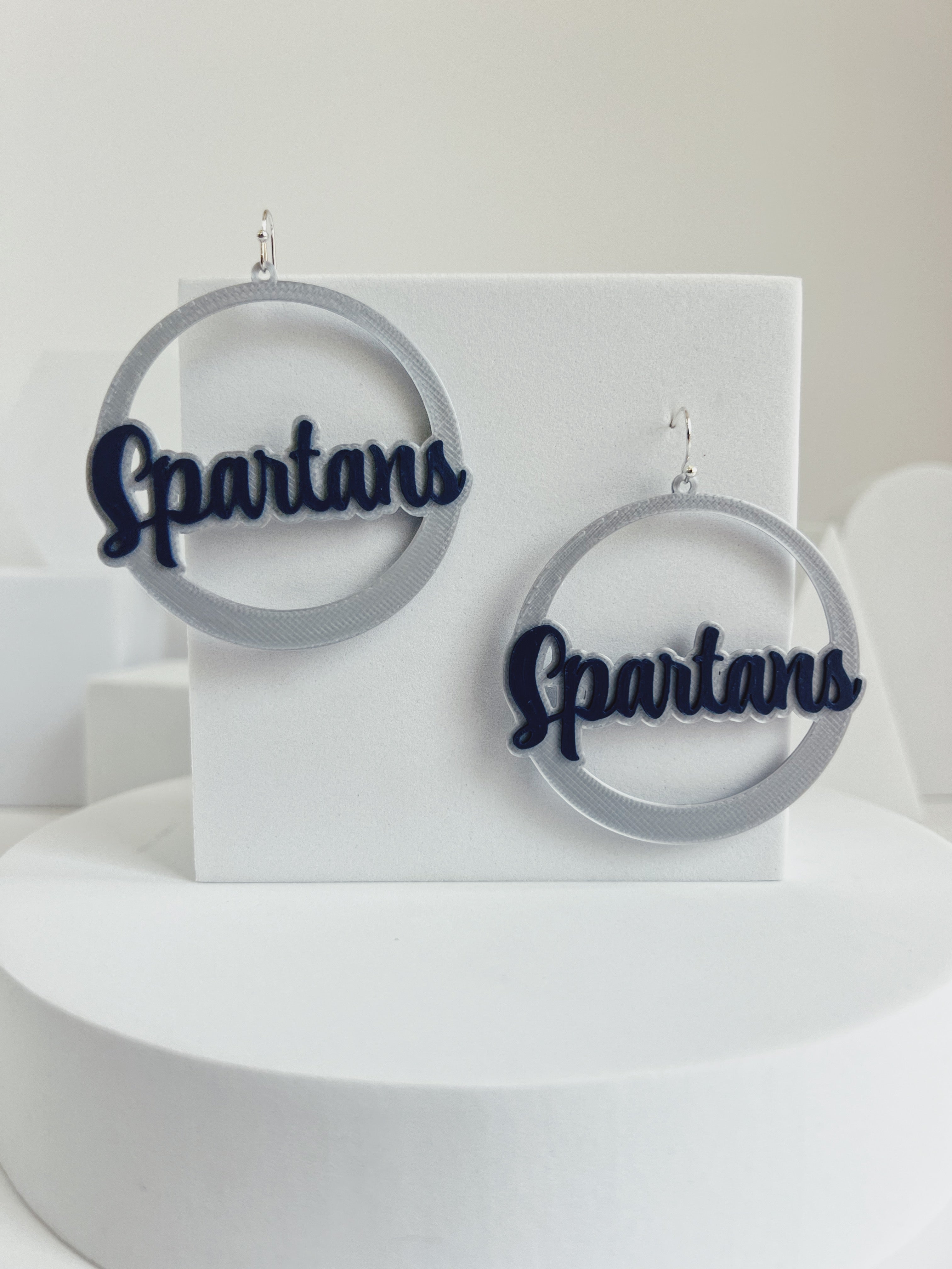 West Hall Hoop Earrings Spartans