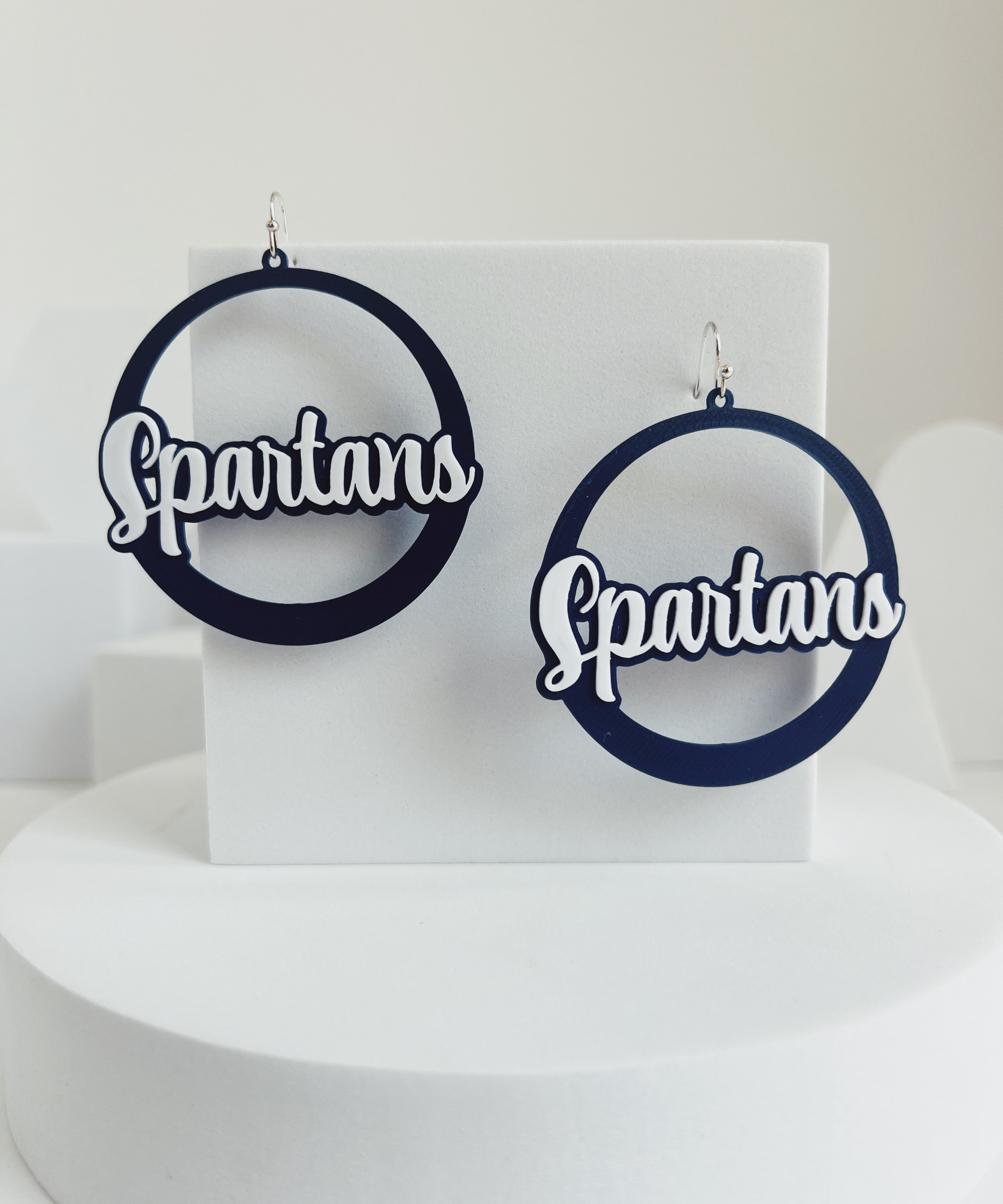 West Hall Hoop Earrings Spartans