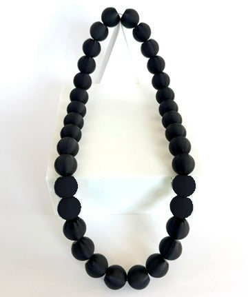Black (Solid) Bubble Chain (digital color preview)