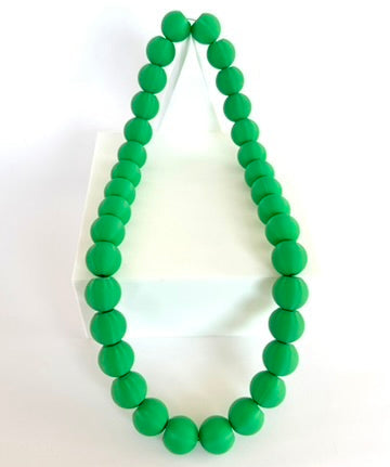 Solid Kelly Green Bubble Chain necklace