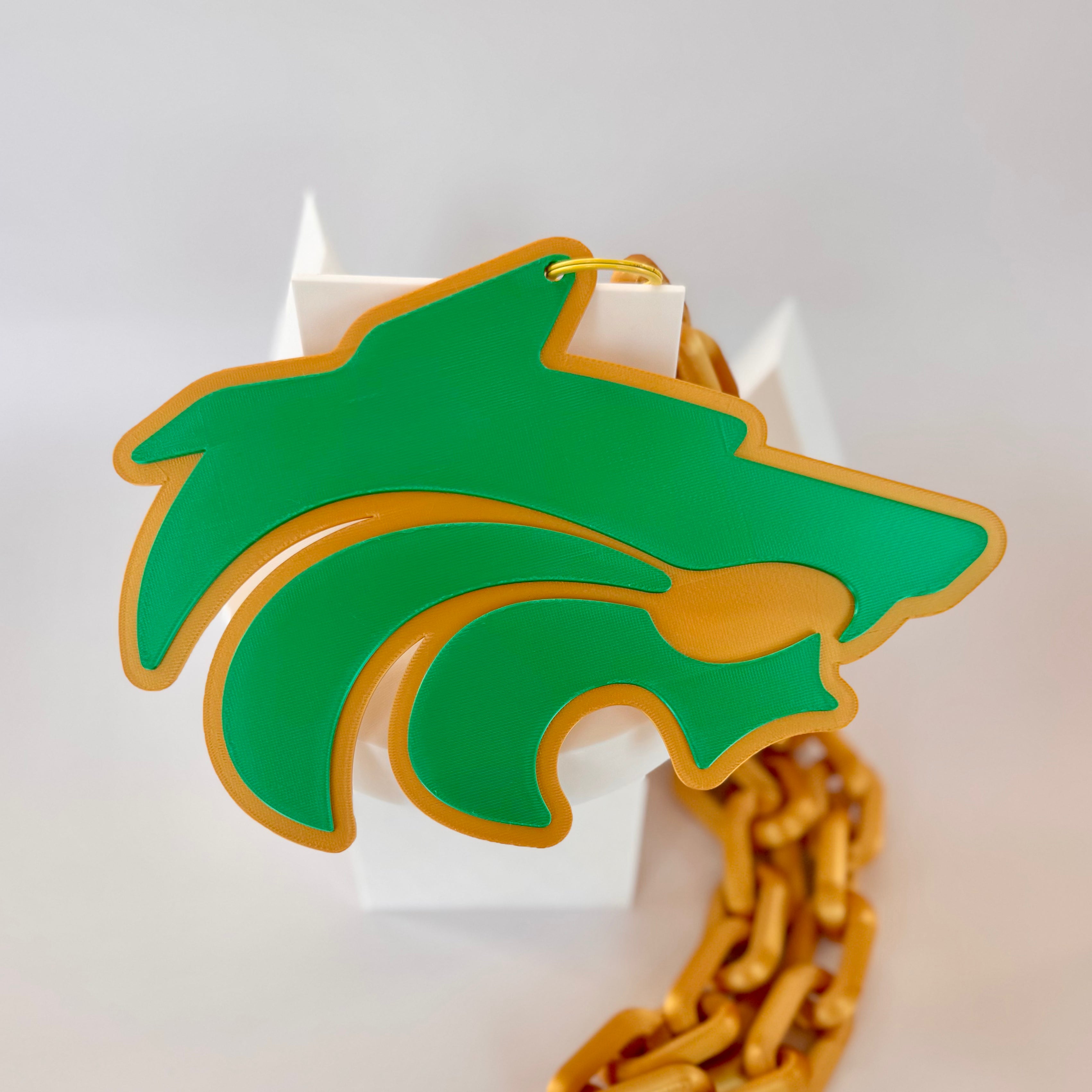 Buford Side Wolf Head Jumbo Chain – view 1