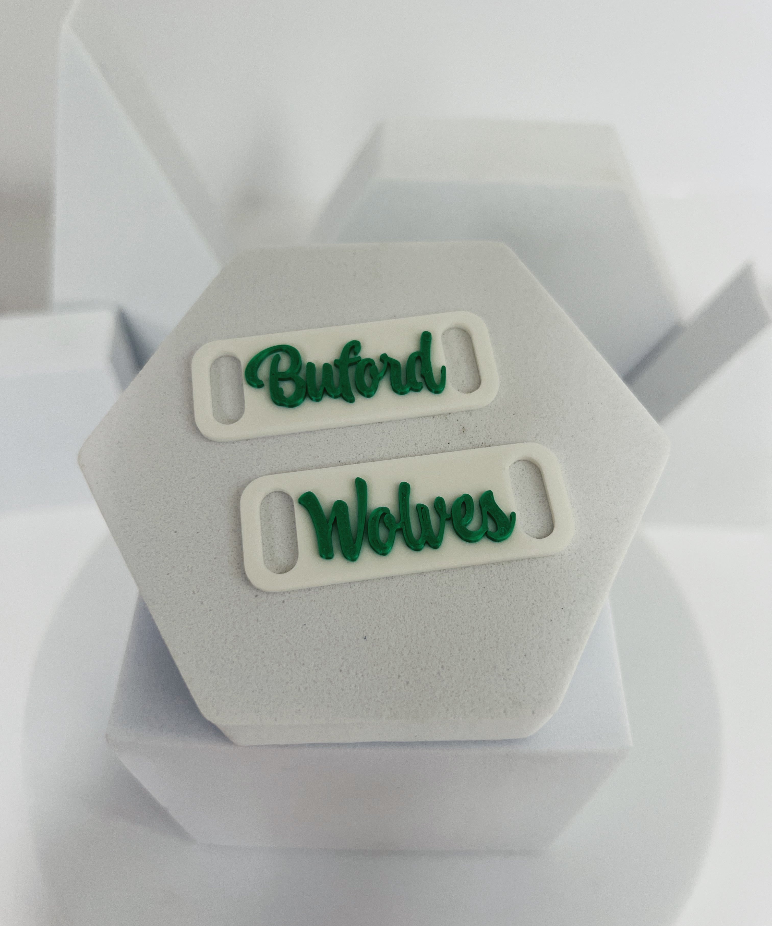 buford wolves cursive flat lace hugger