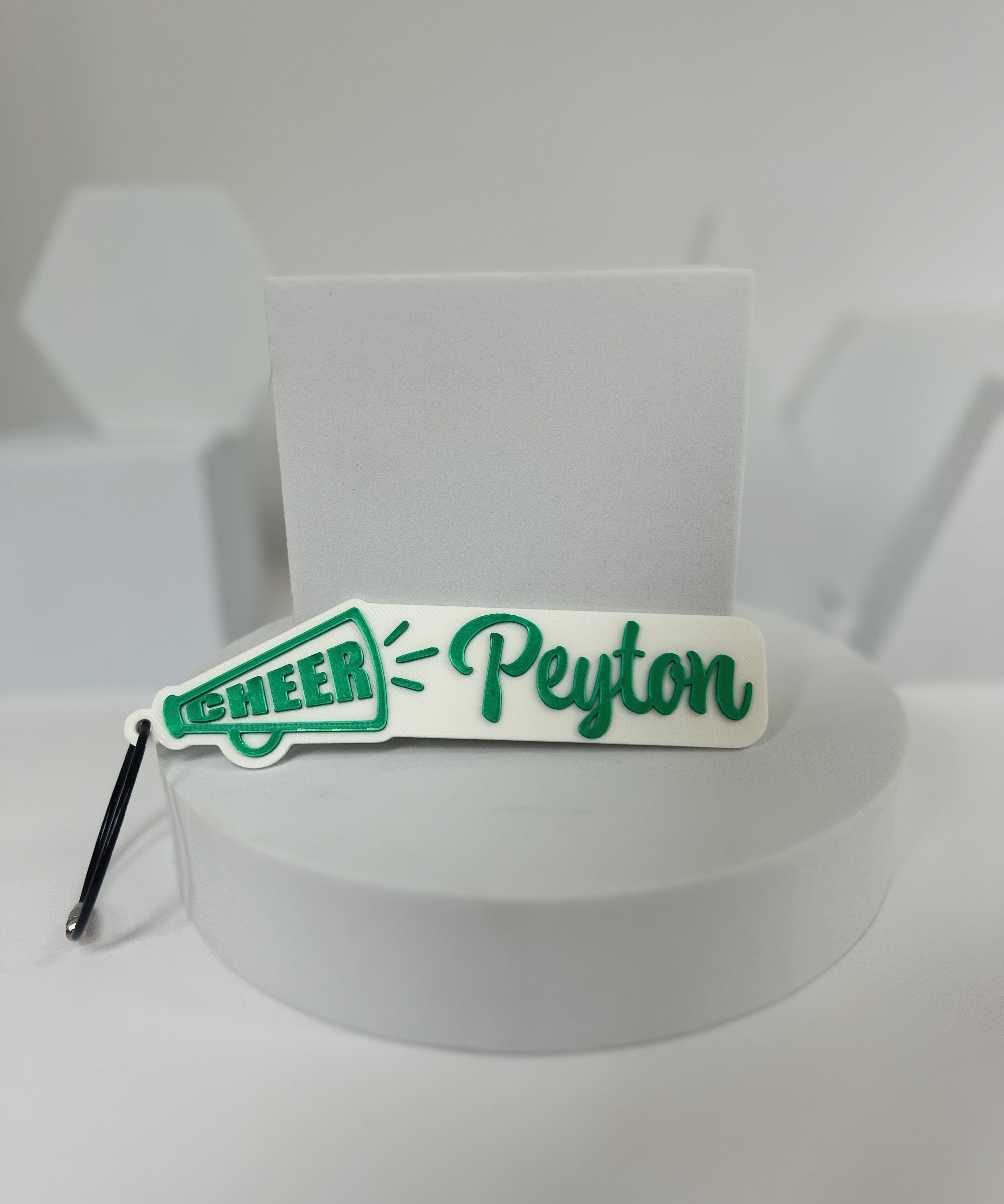 buford wolves custom cheer name bag tag