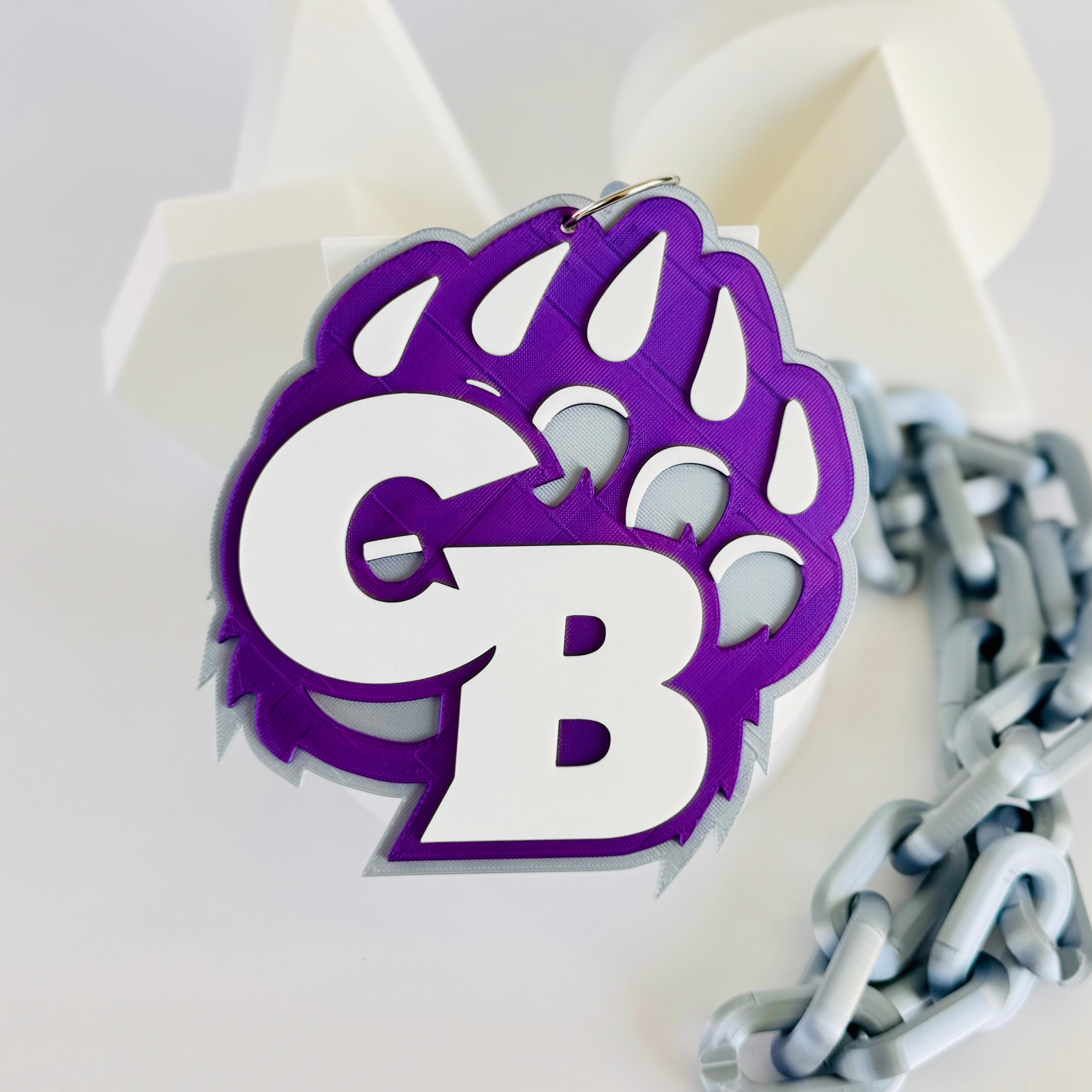 cherokee bluff bears cb paw print jumbo chain