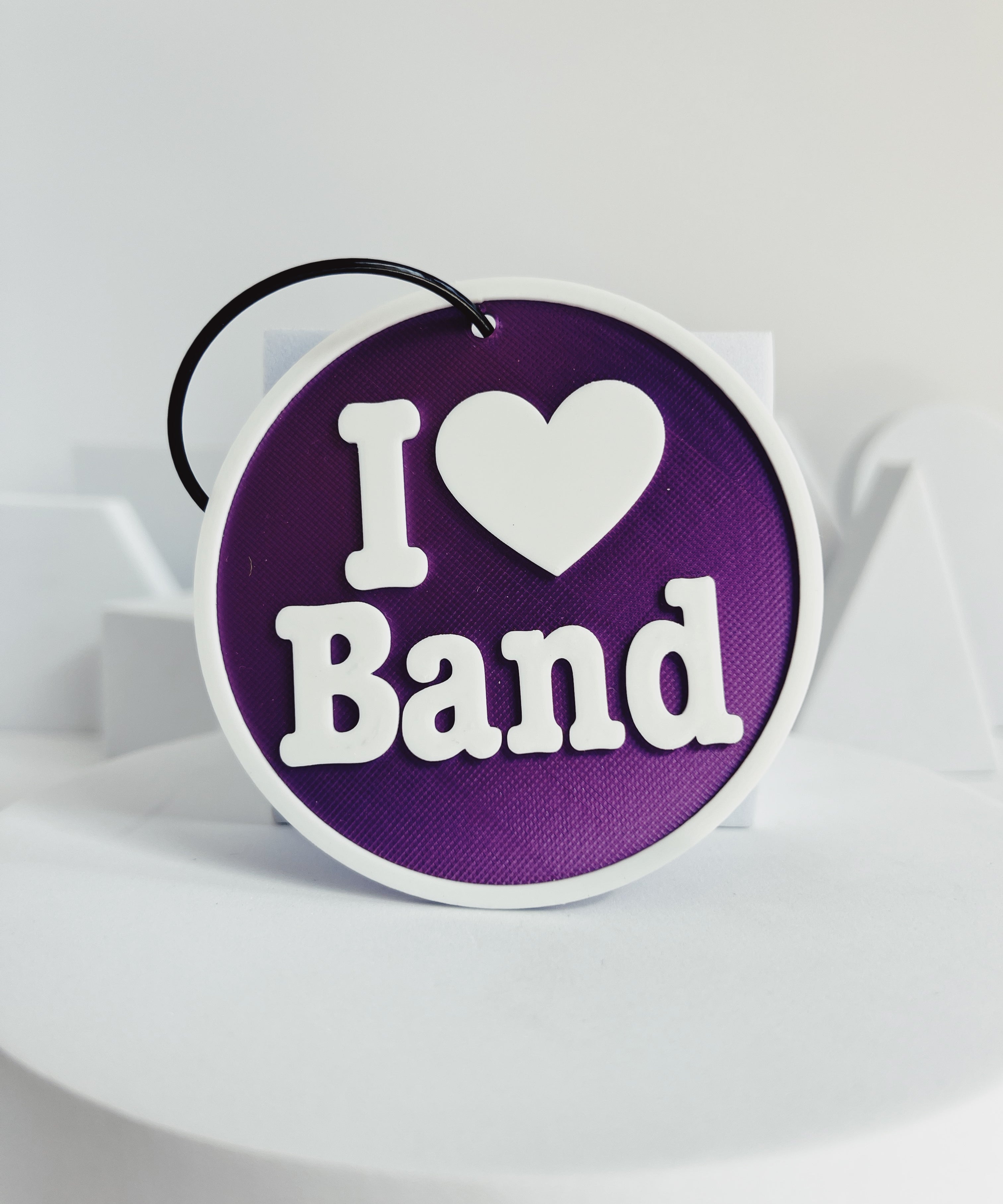 cherokee bluff bears i love band bag tag