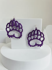 cherokee bluff bears paw print earrings