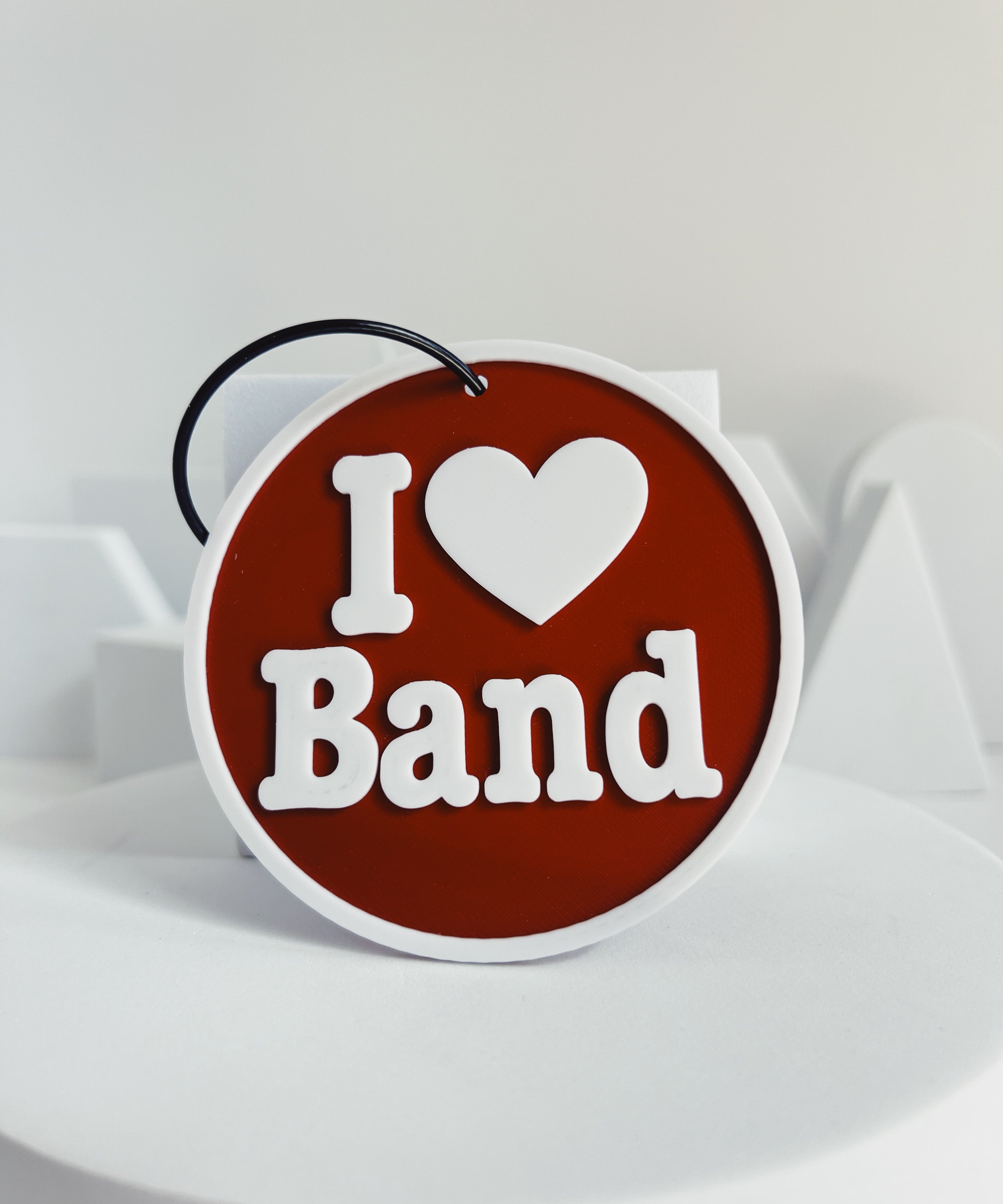 Chestatee War Eagles Bag Tag I LOVE BAND