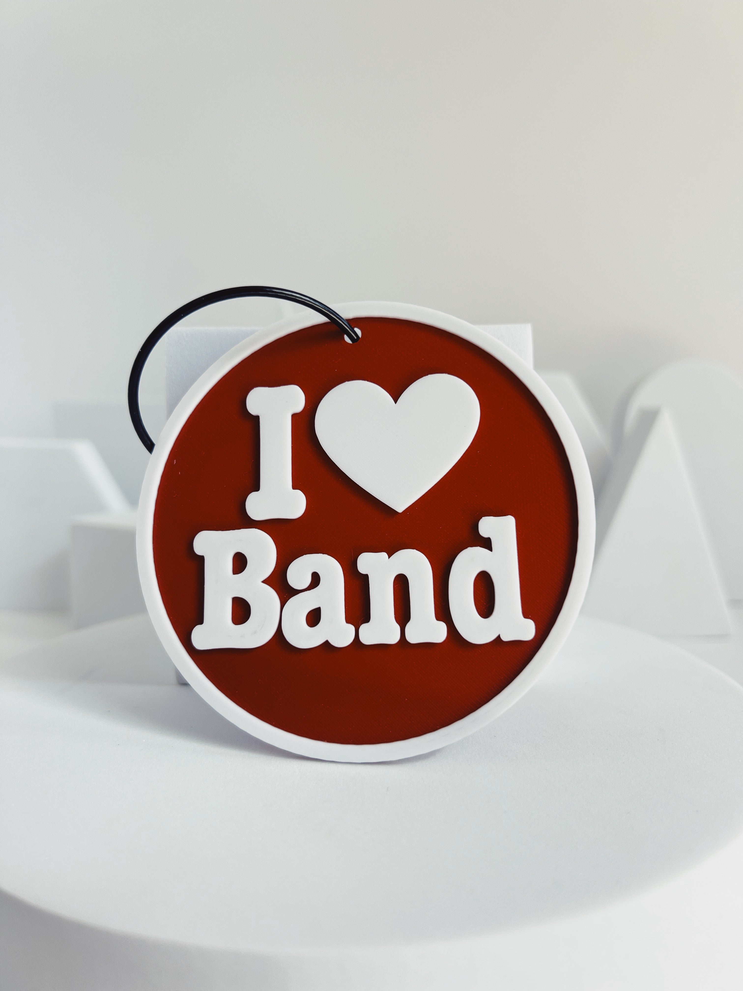 Chestatee War Eagles Bag Tag I LOVE BAND