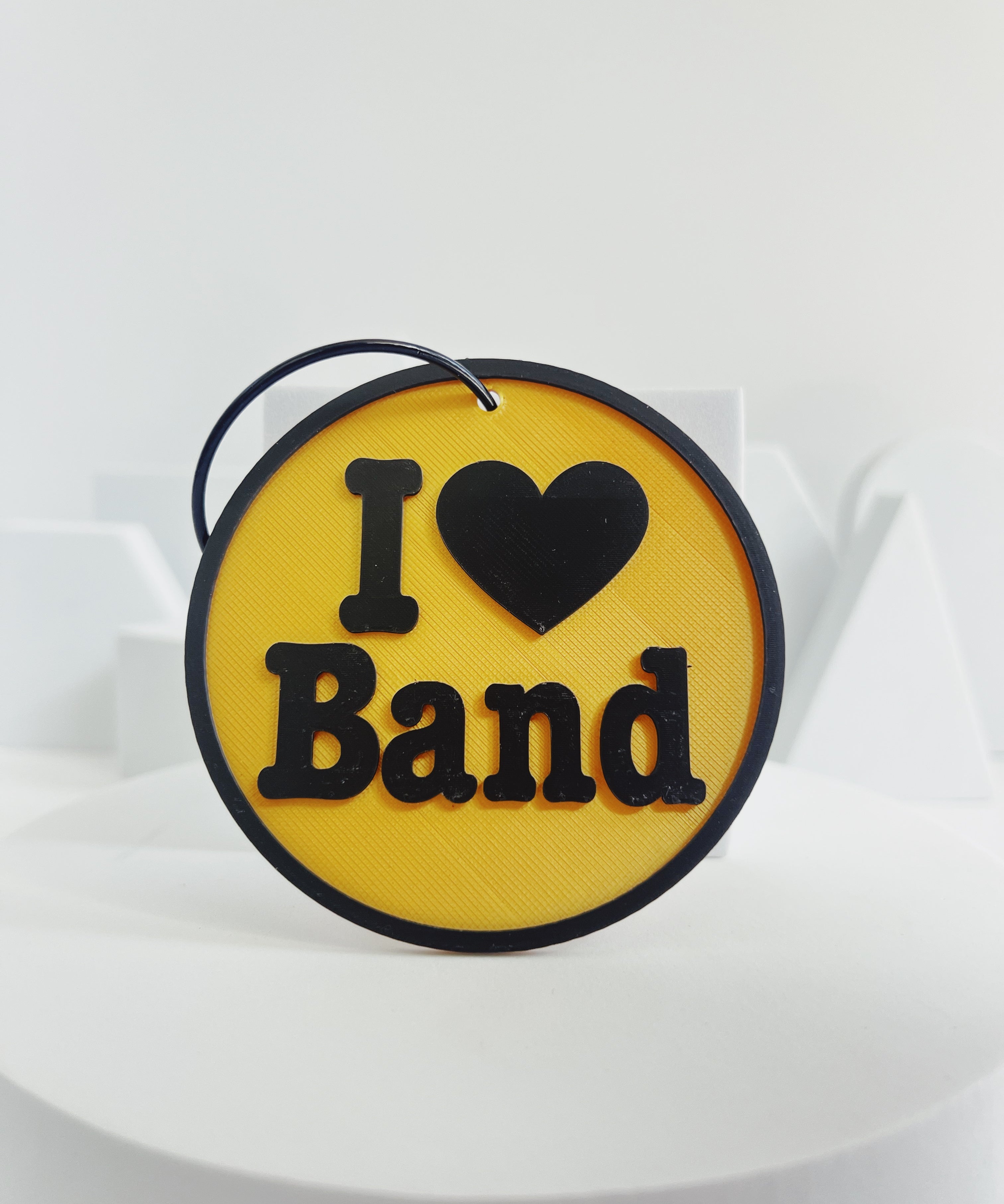 East Hall Vikings Bag Tag I LOVE BAND