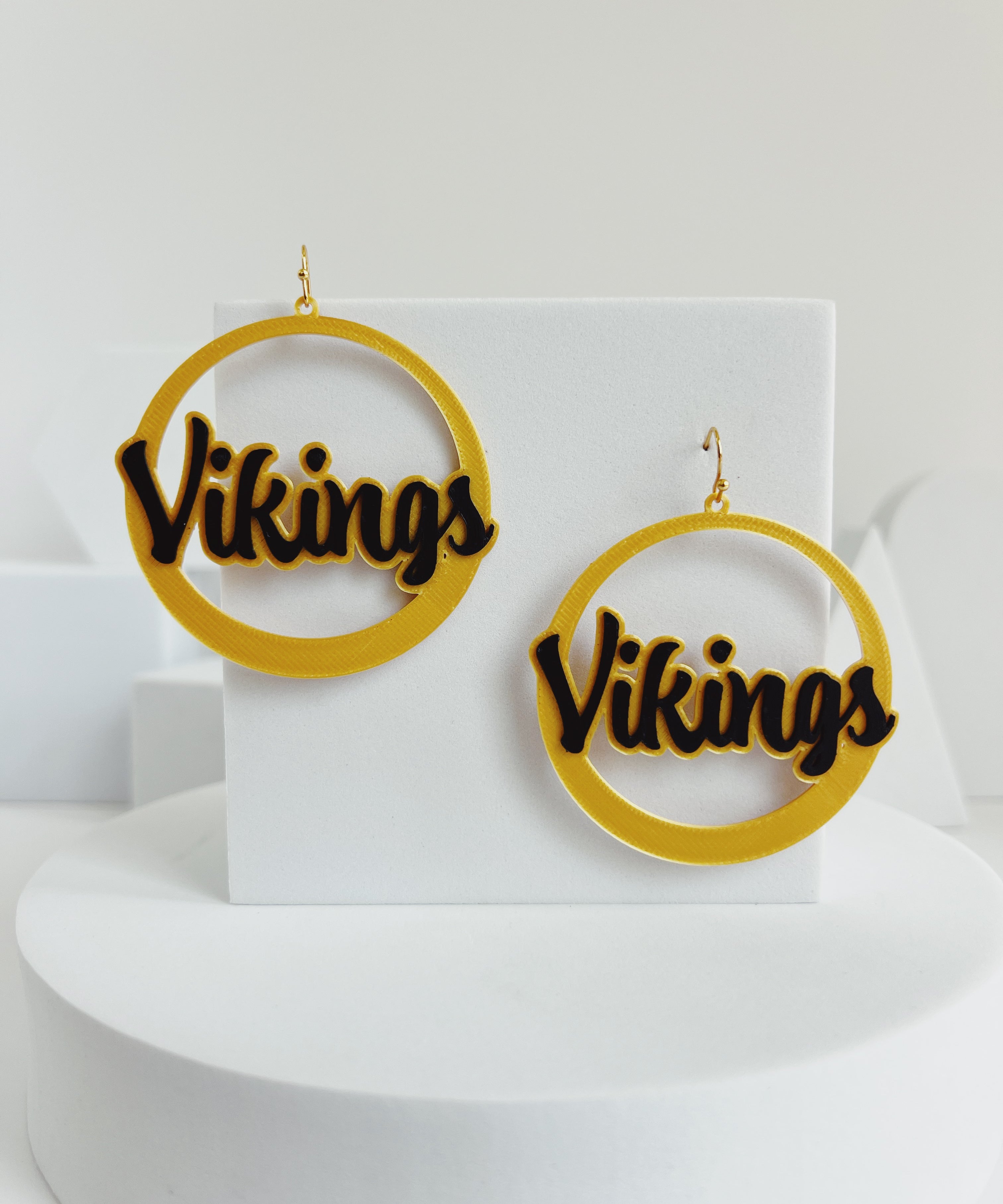 East Hall Vikings Hoop Earrings – view 1