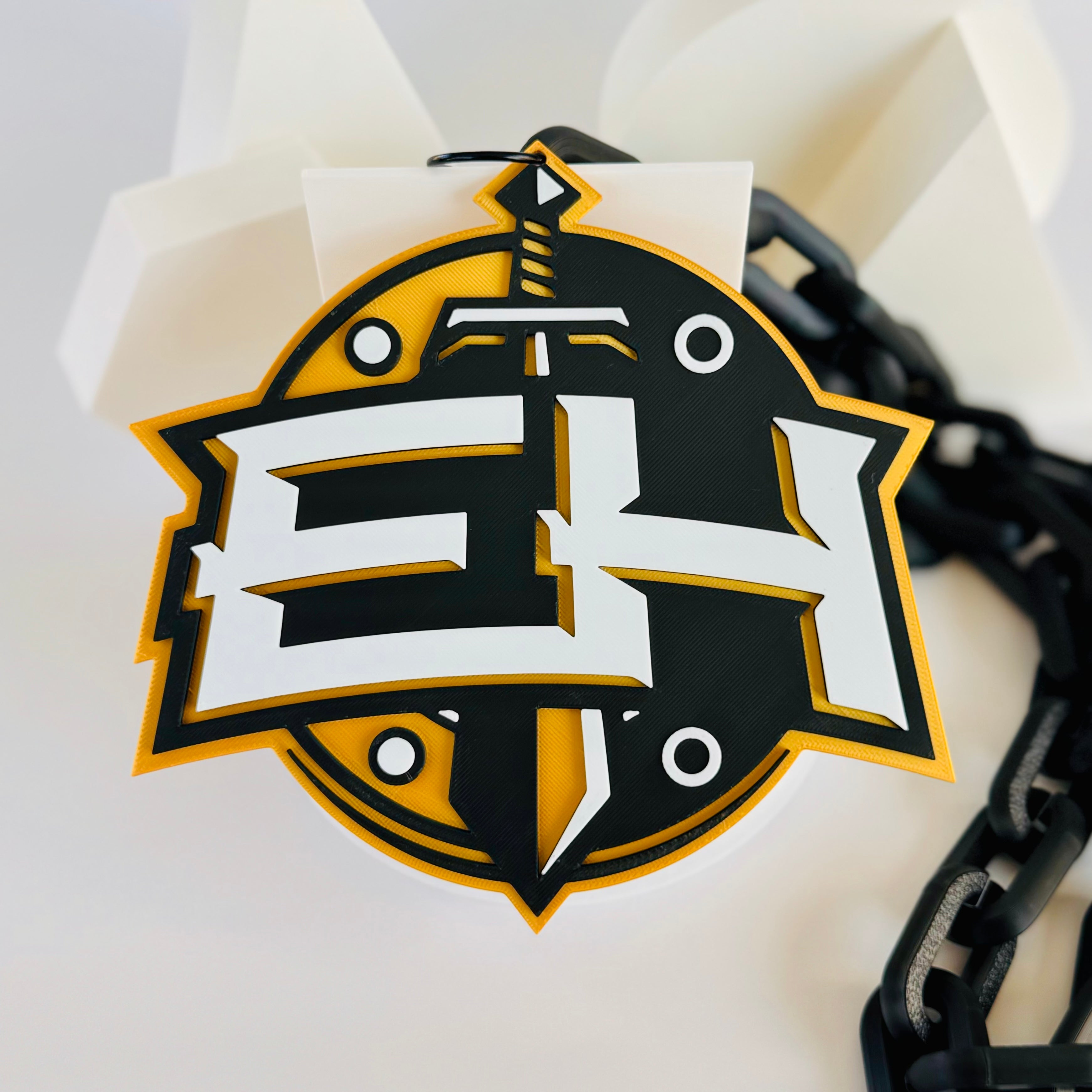 East Hall Vikings Jumbo Chain EH Shield