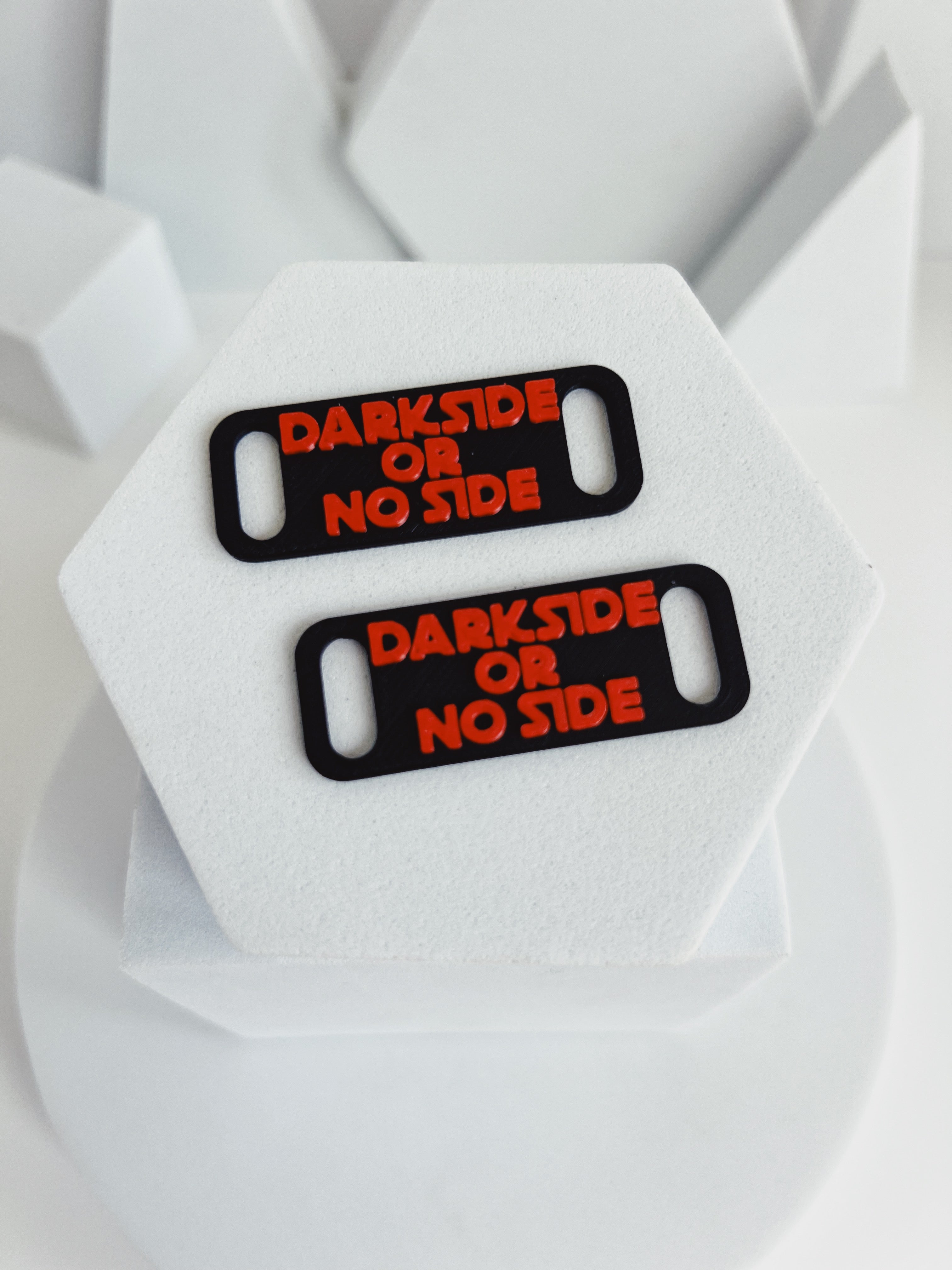 Flowery Branch Falcons Flat Lace Hugger 'Darkside or No Side' – view 1