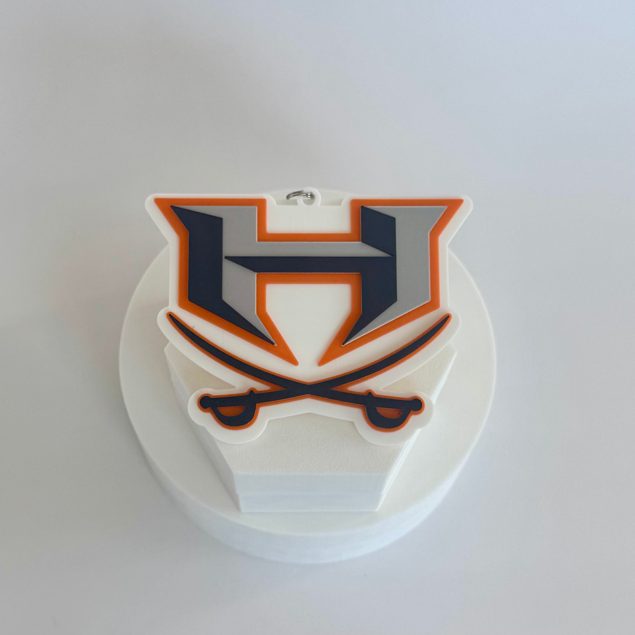Habersham Central Raiders Bubble Chain Pendant