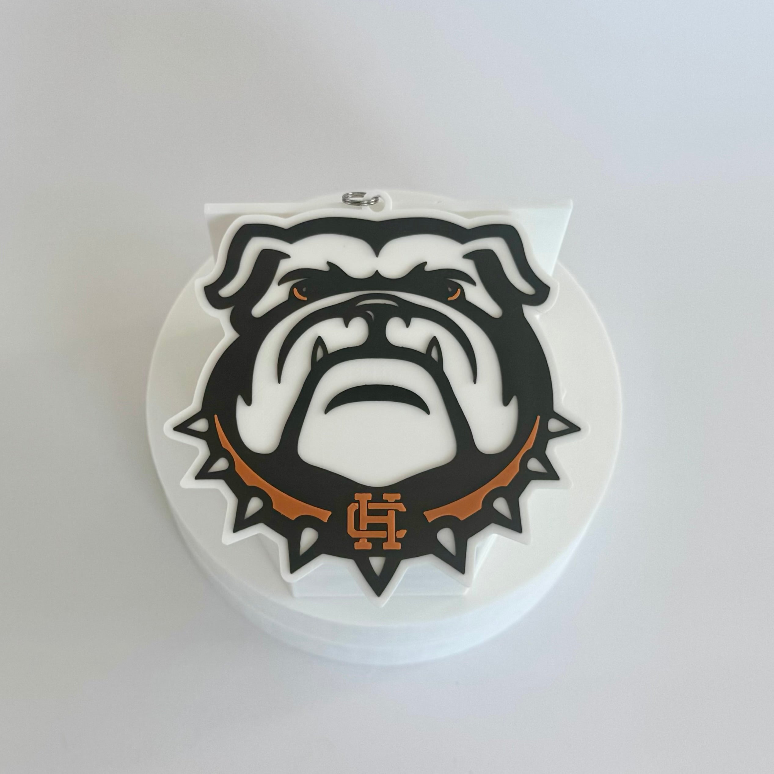 Hart County Bulldogs Bubble Chain Pendant