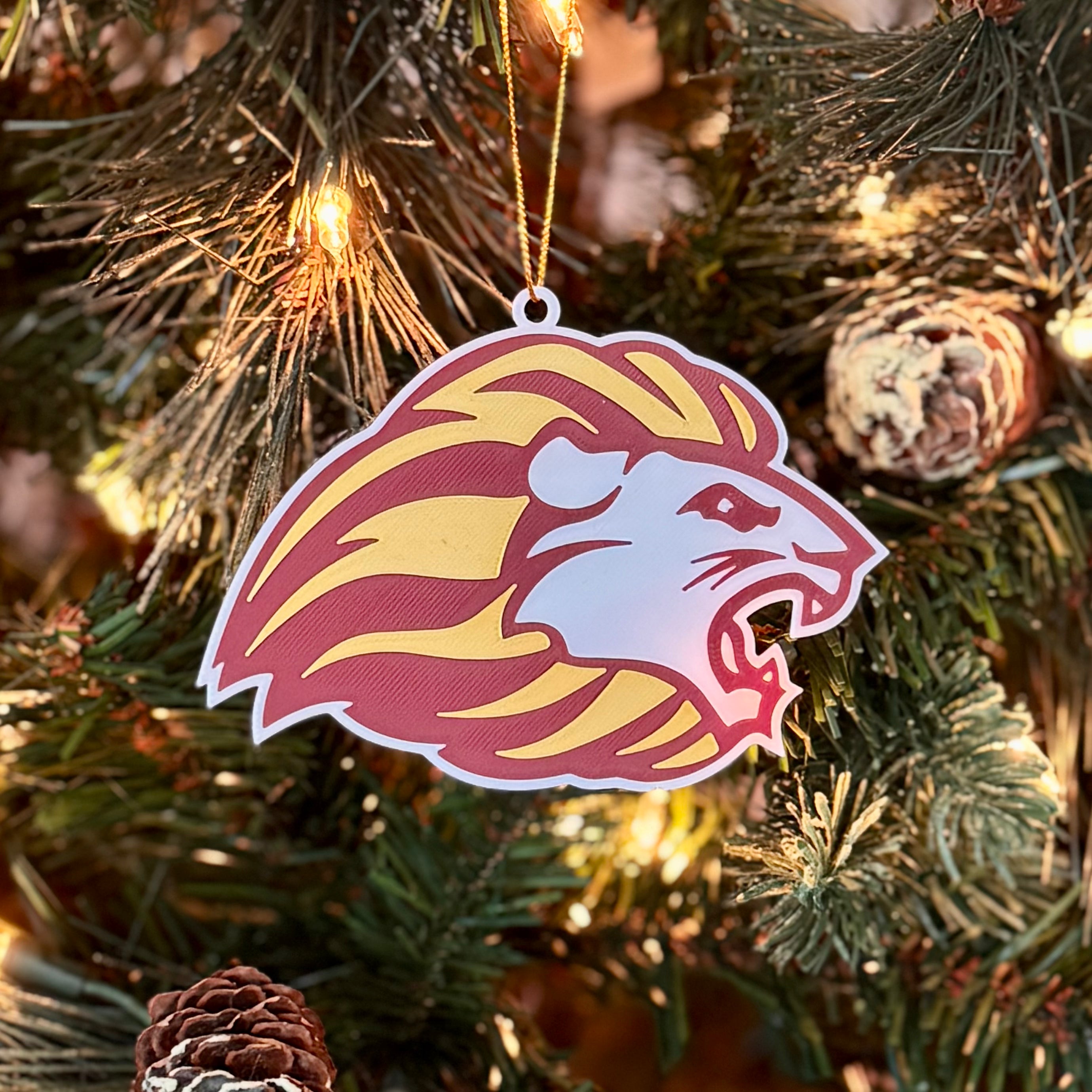 Hebron Christian Academy Lions Ornament