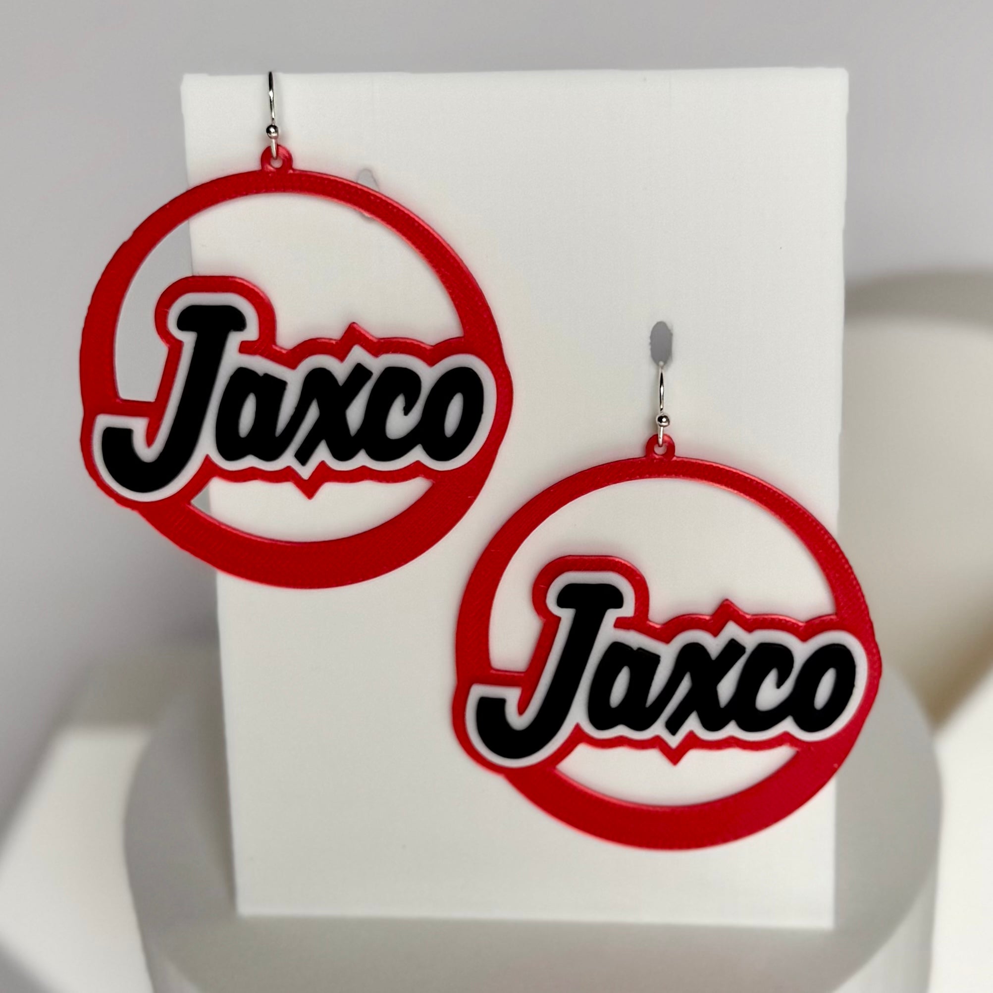 Jackson County Panthers Jaxco Hoop Earrings