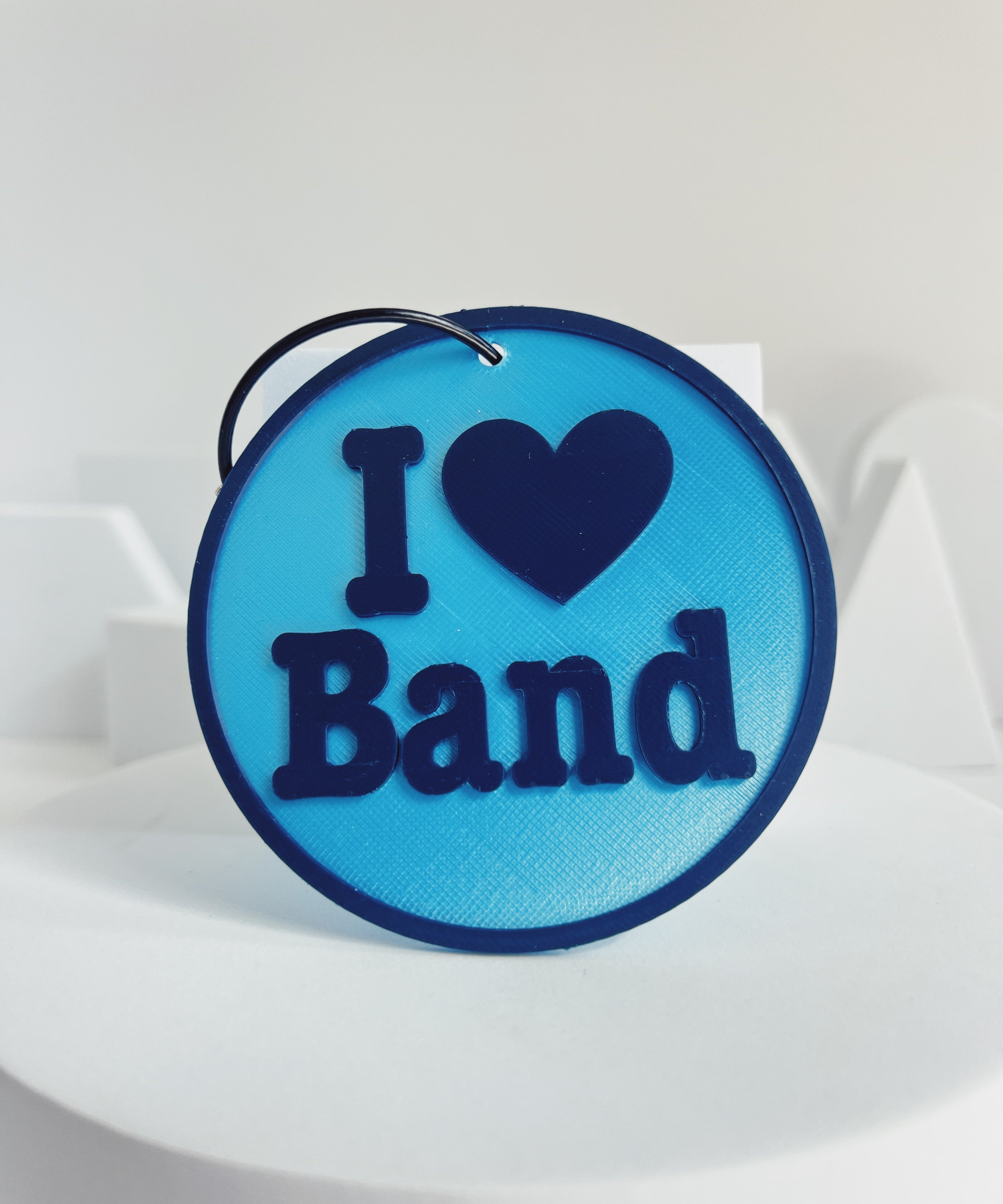 Johnson Knights Bag Tag I LOVE BAND