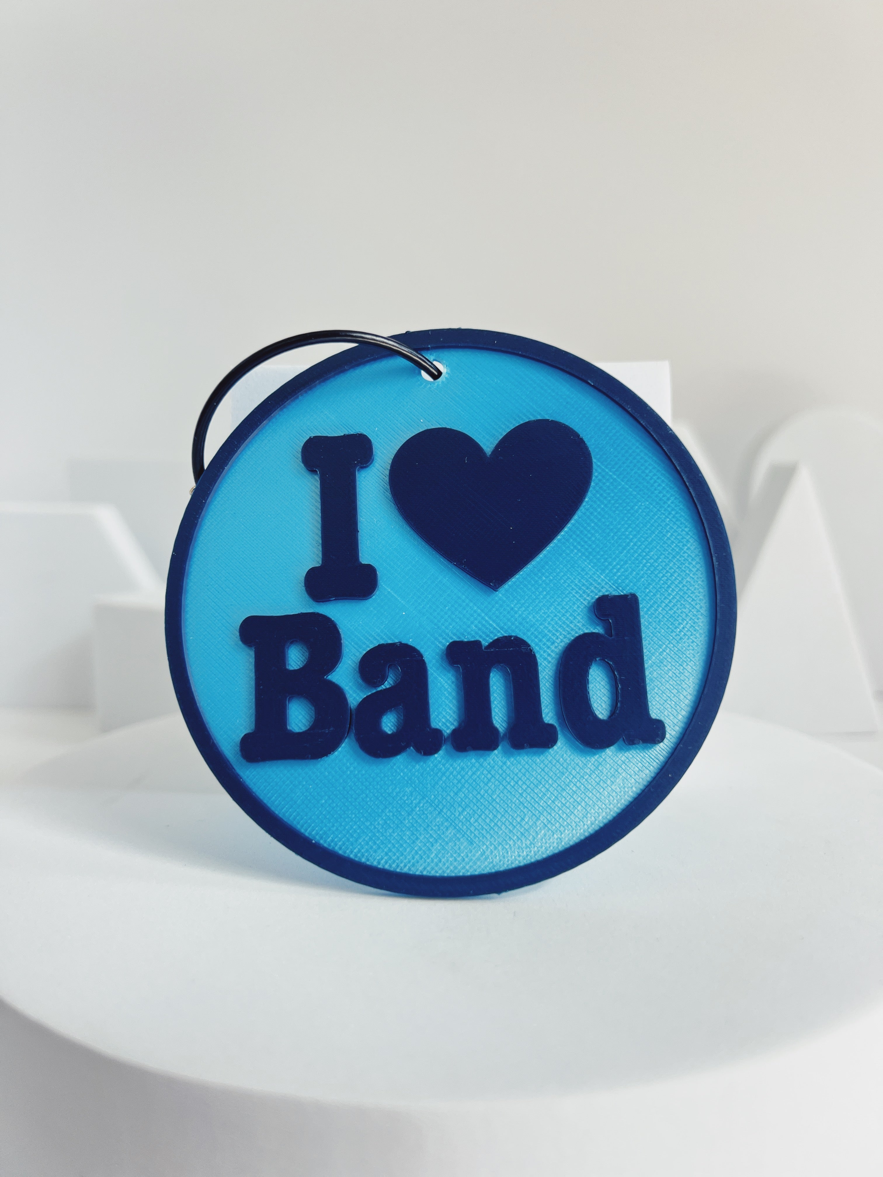 Johnson Knights Bag Tag I LOVE BAND