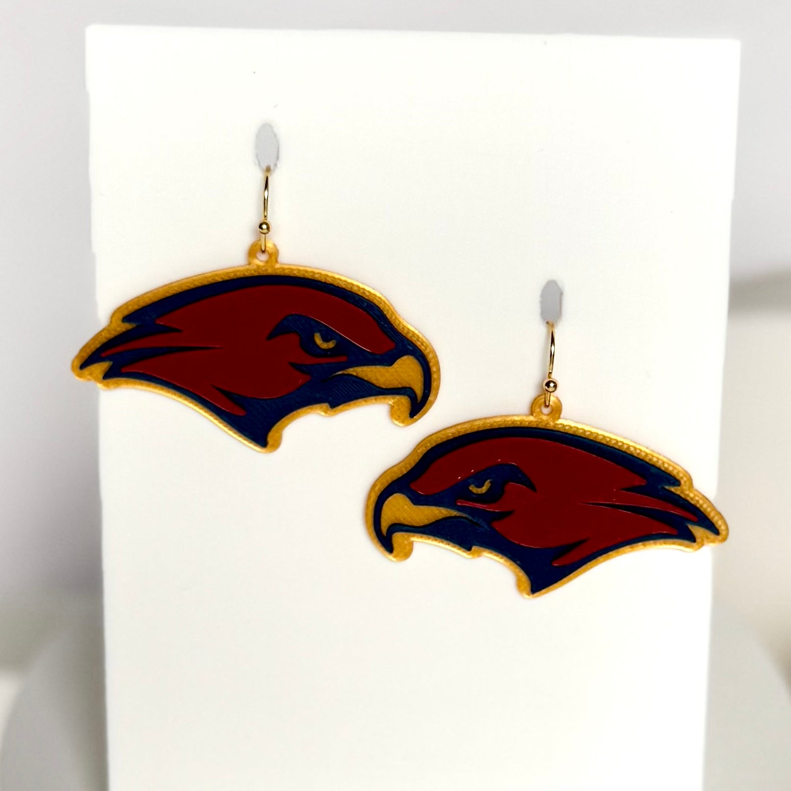 Mill Creek Hawks Logo Earrings