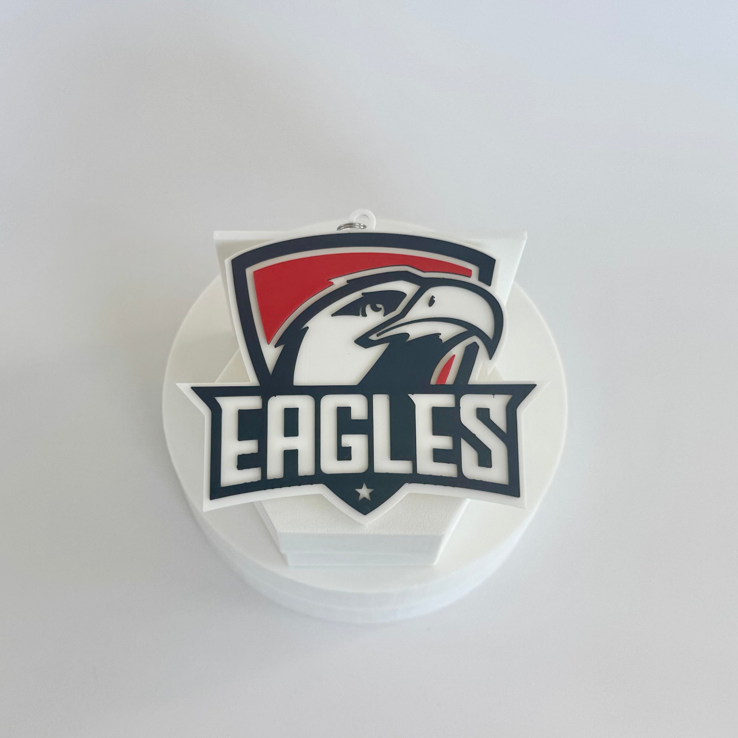 Milton Juniors Eagles Bubble Chain Pendant