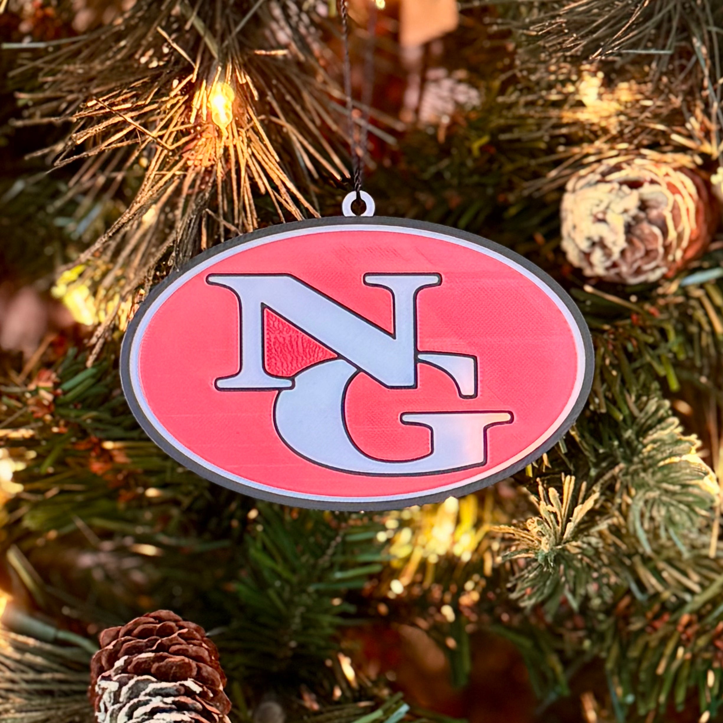North Gwinnett Bulldogs Traditional Logo Ornament