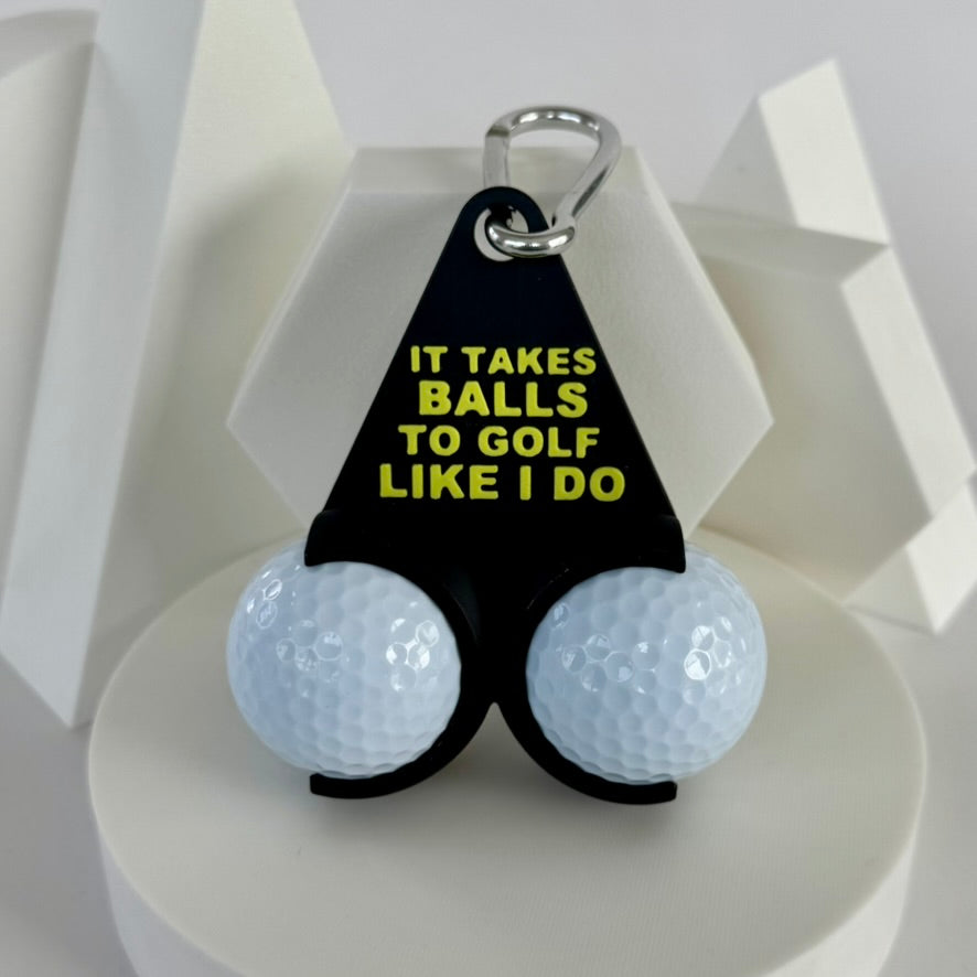 Sassy Golf Ball Holder – Unsupervised Golf Humor – view 1