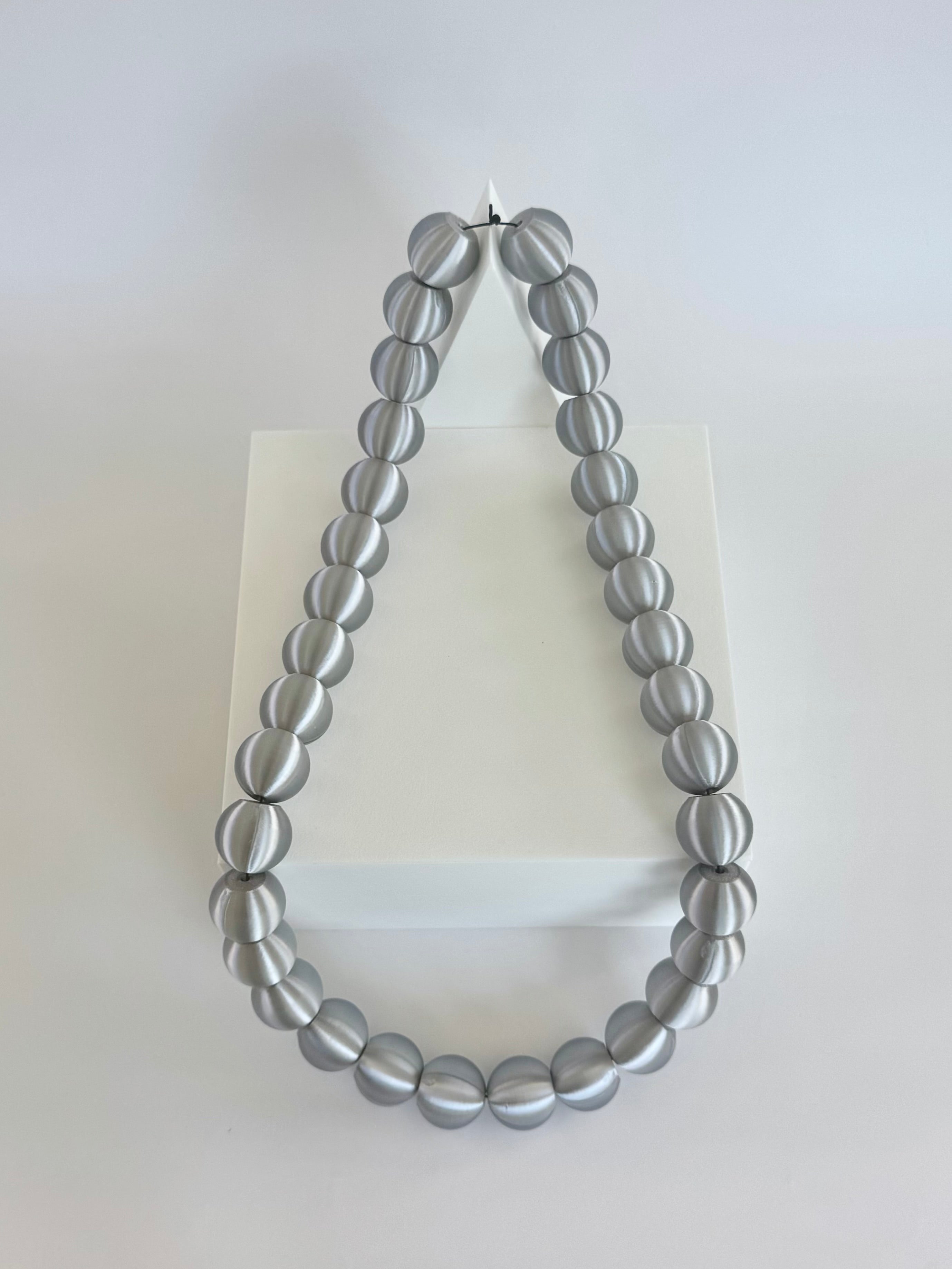 Silver (Solid) Bubble Chain