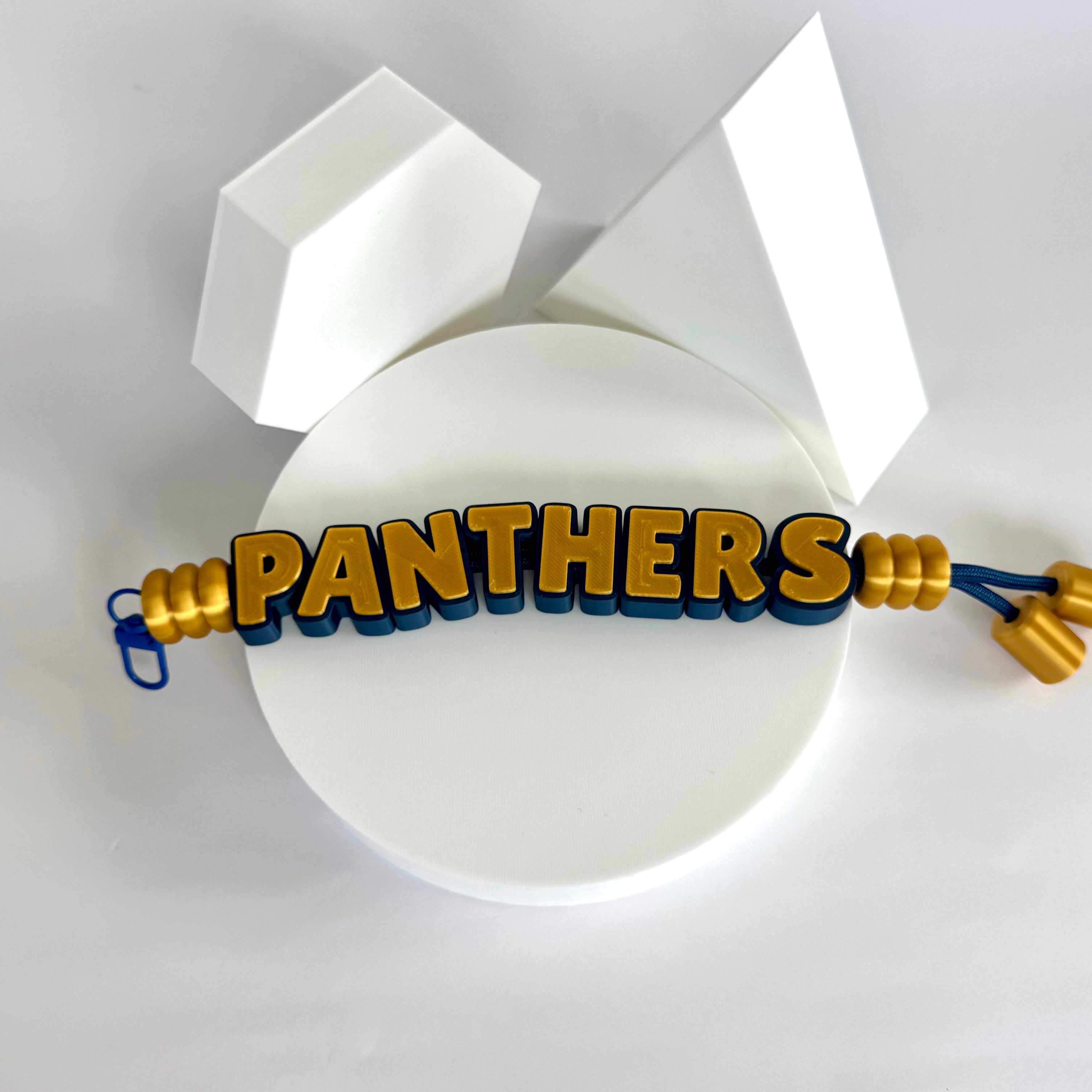 Southwest Dekalb Panthers Jumbo Chunky Paracord Bag Tag