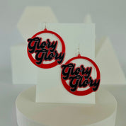 UGA Glory Glory Hoop Earrings – view 1