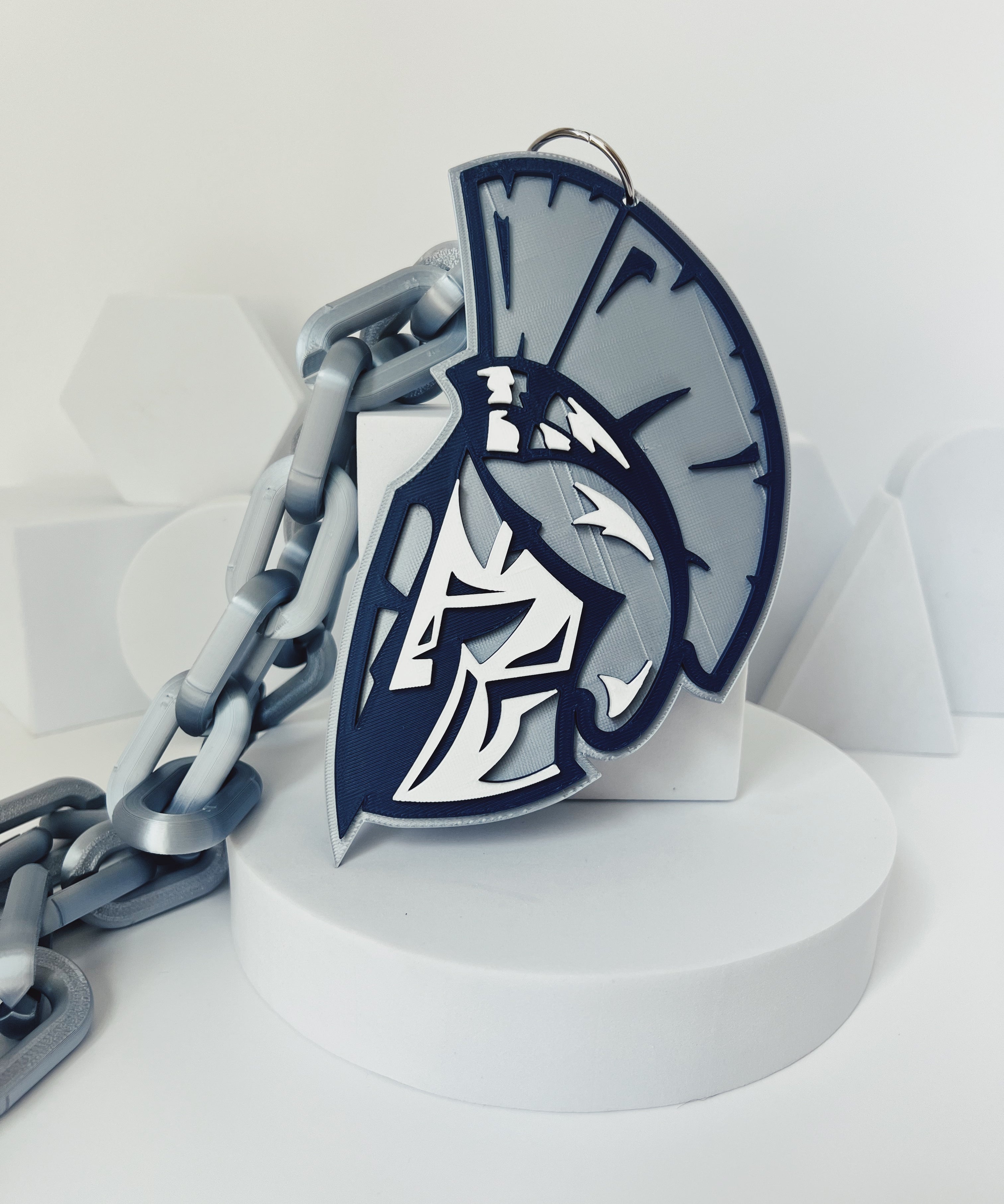 West Hall Spartans Jumbo Chain Spartan Head