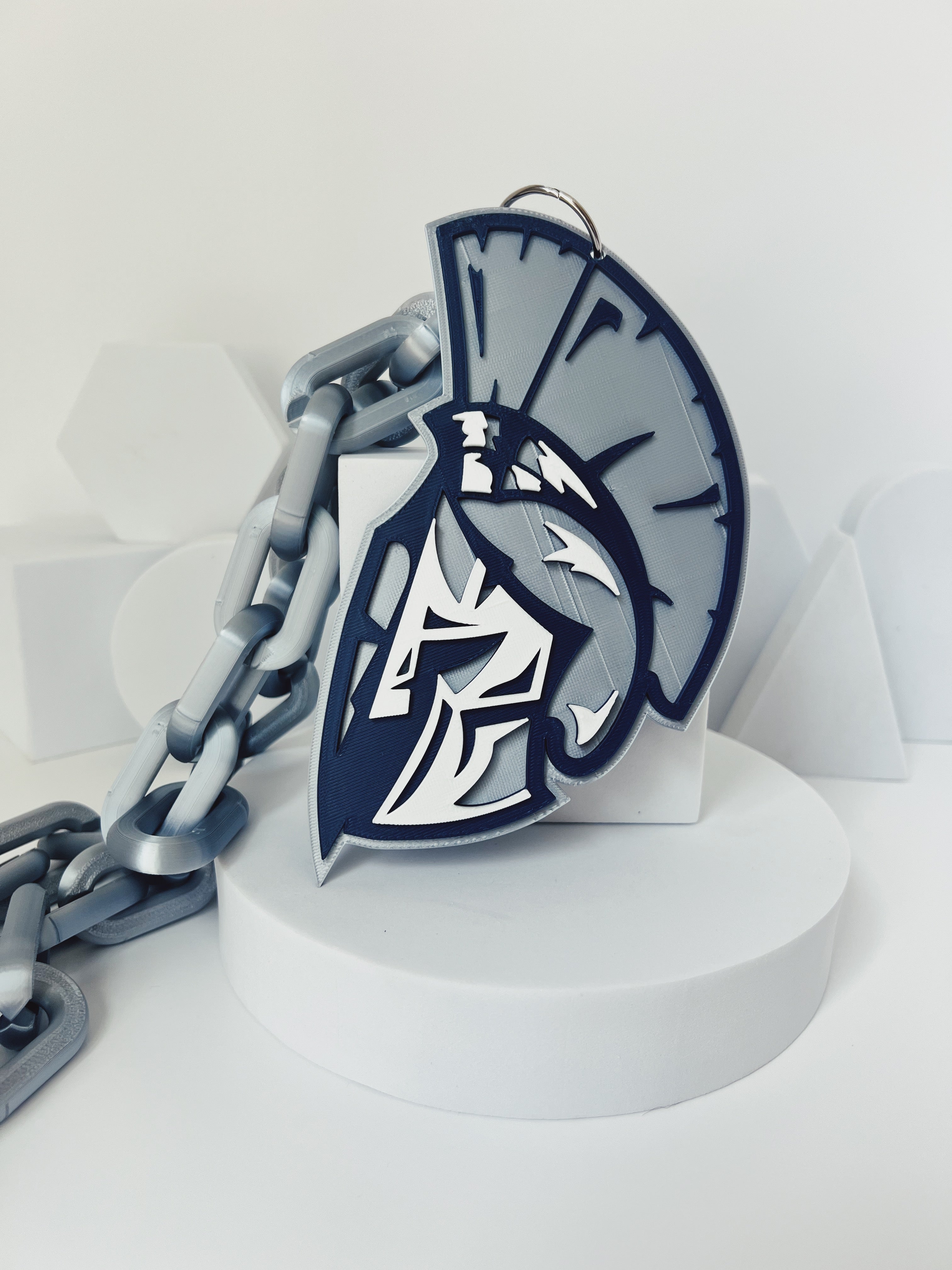 West Hall Spartans Jumbo Chain Spartan Head