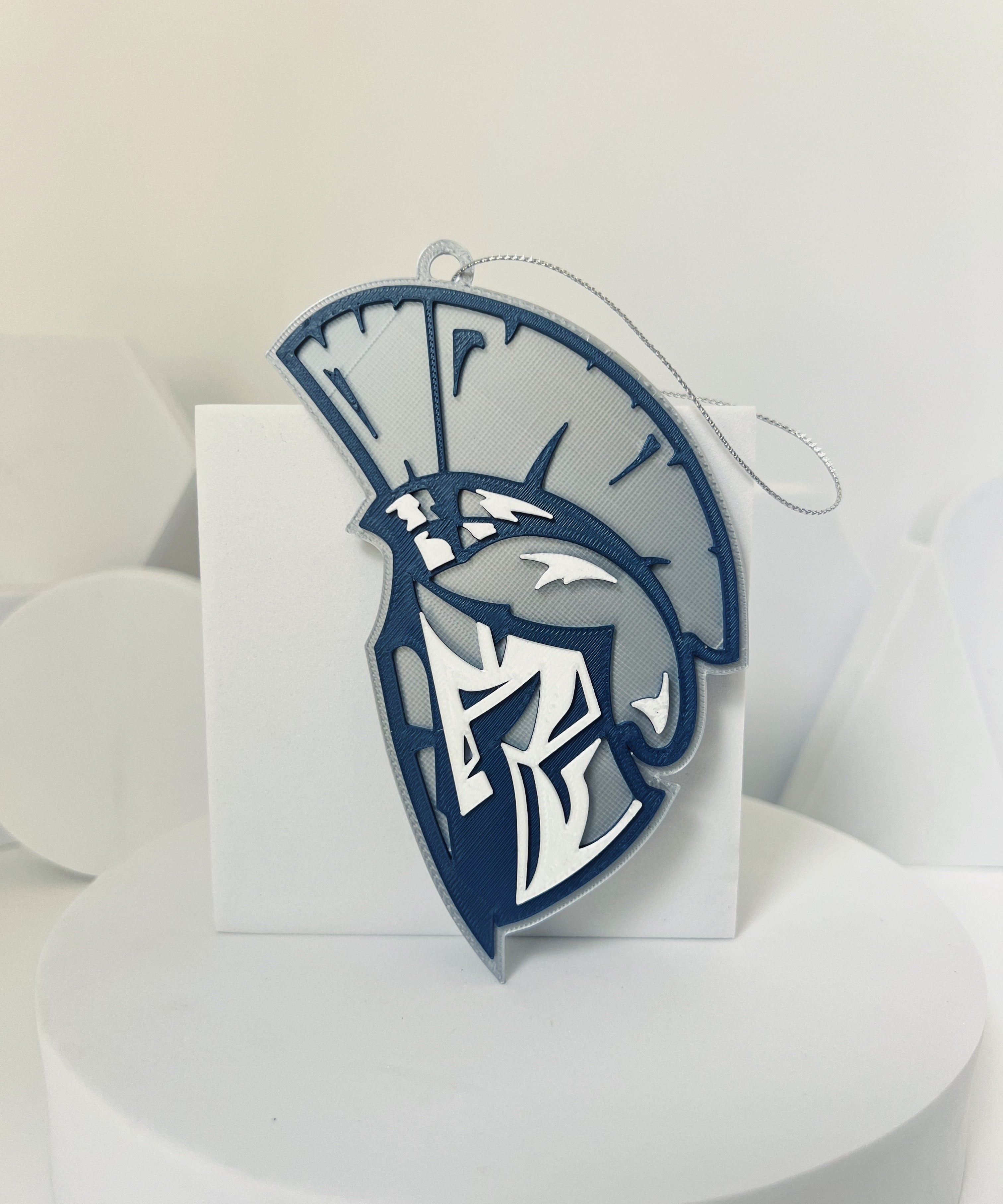 West Hall Spartans Spartan Head Christmas Ornament – view 2