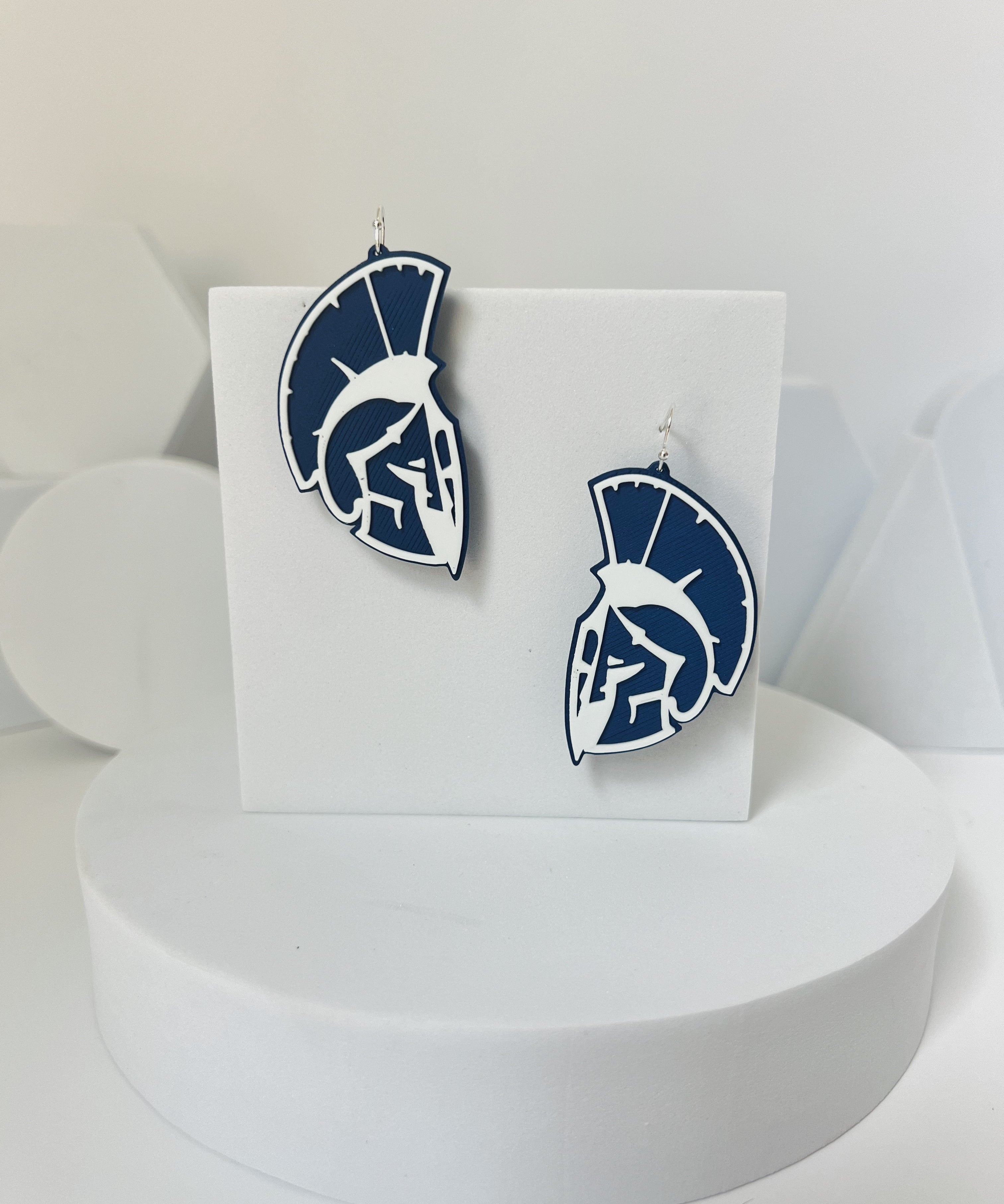 West Hall Spartans Spartan Head Earrings – view 1
