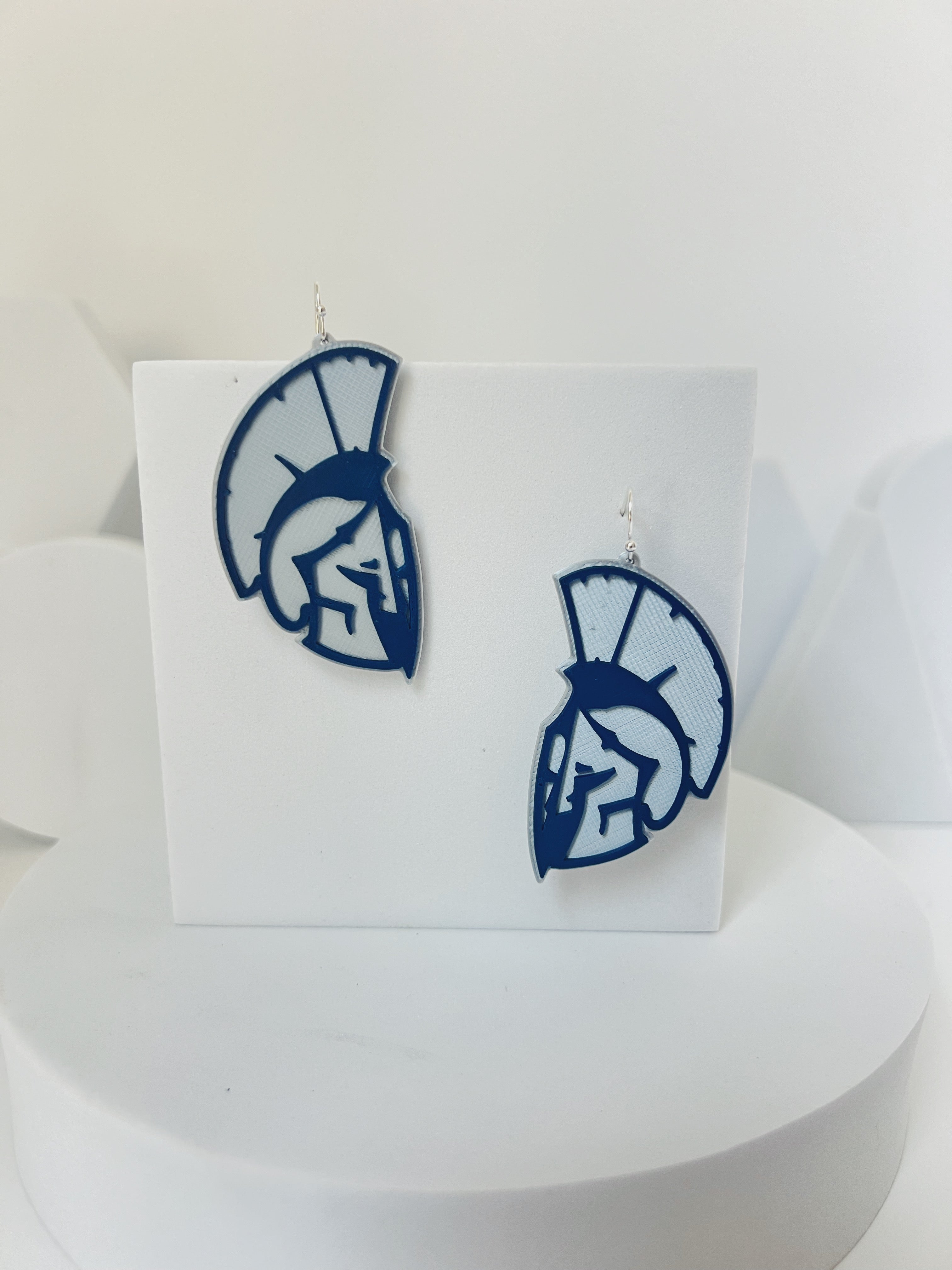 West Hall Spartans Spartan Head Earrings – view 2